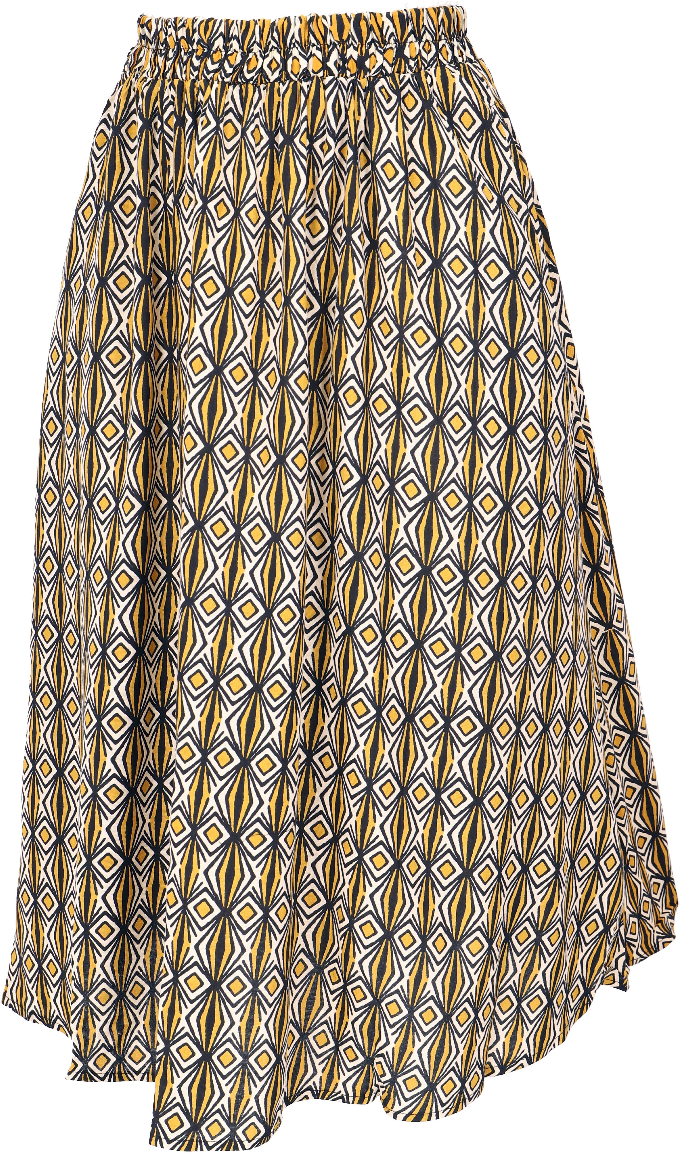Guru-Shop Minirock Luftiger knielanger Rock, Boho Sommerrock -.. günstig online kaufen