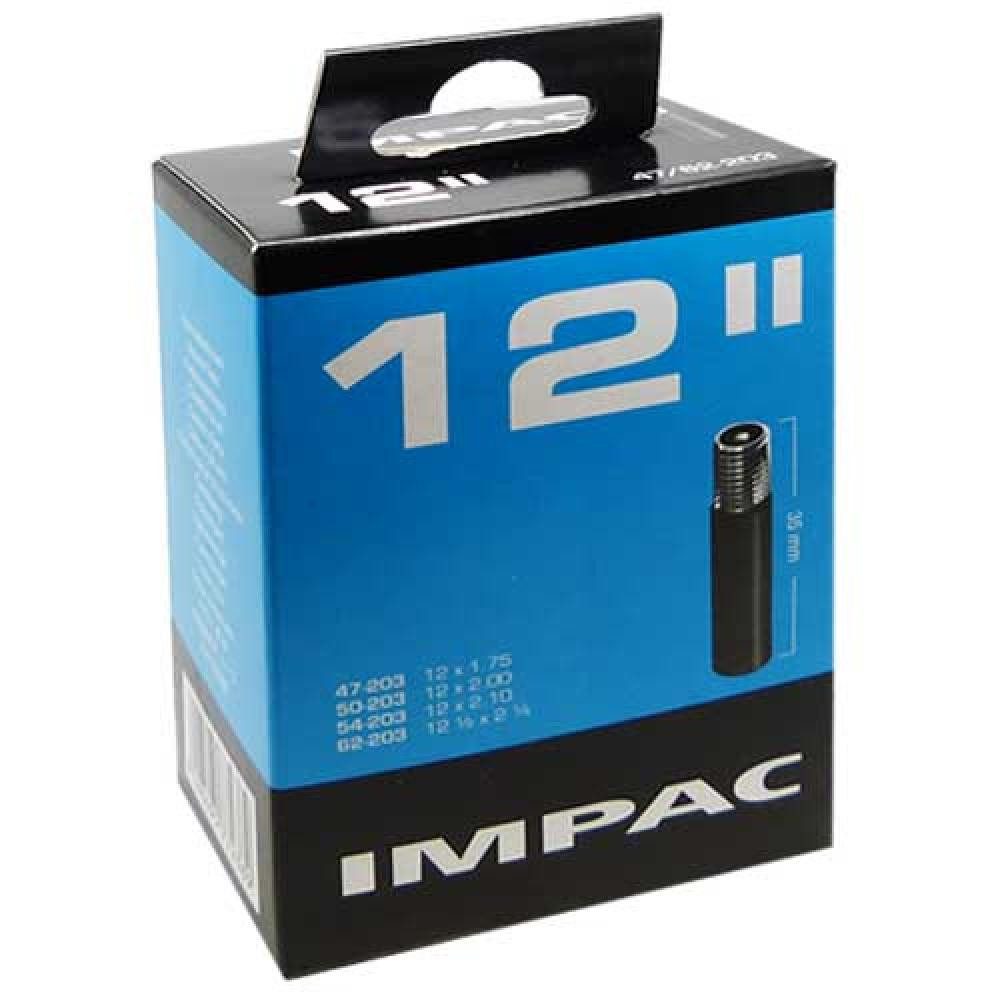 Impac Fahrradschlauch Impac Schlauch 12x1.75-2.15\" 47/62-203 AV 35mm