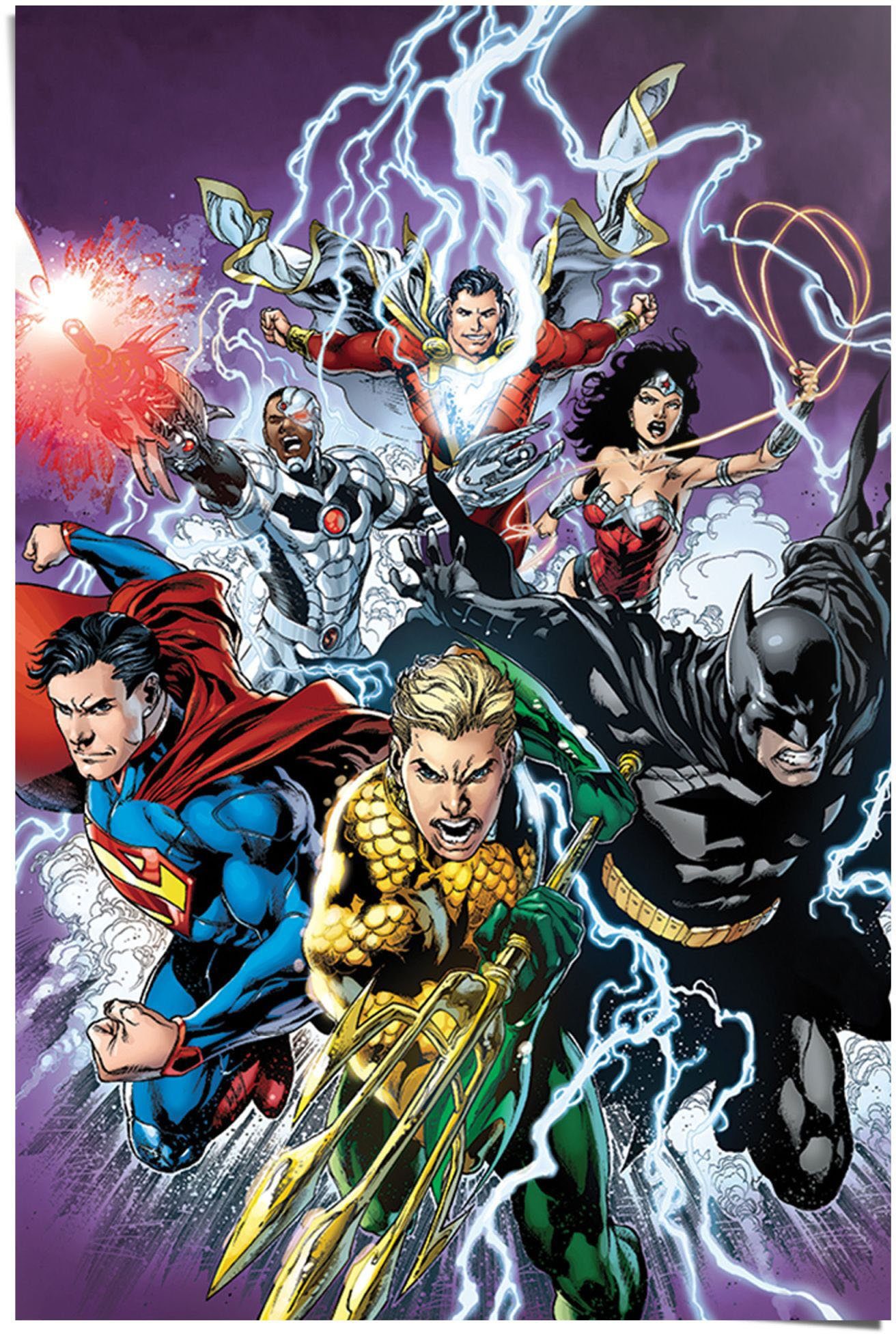 Reinders! Poster Justice League Treffer, (1 St)