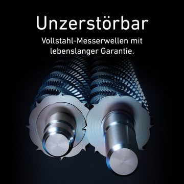EBA Aktenvernichter 2326 C Partikelschnitt 2 x 15 mm, Made in Germany, Sicherheitsstufe P-5, 100 Liter