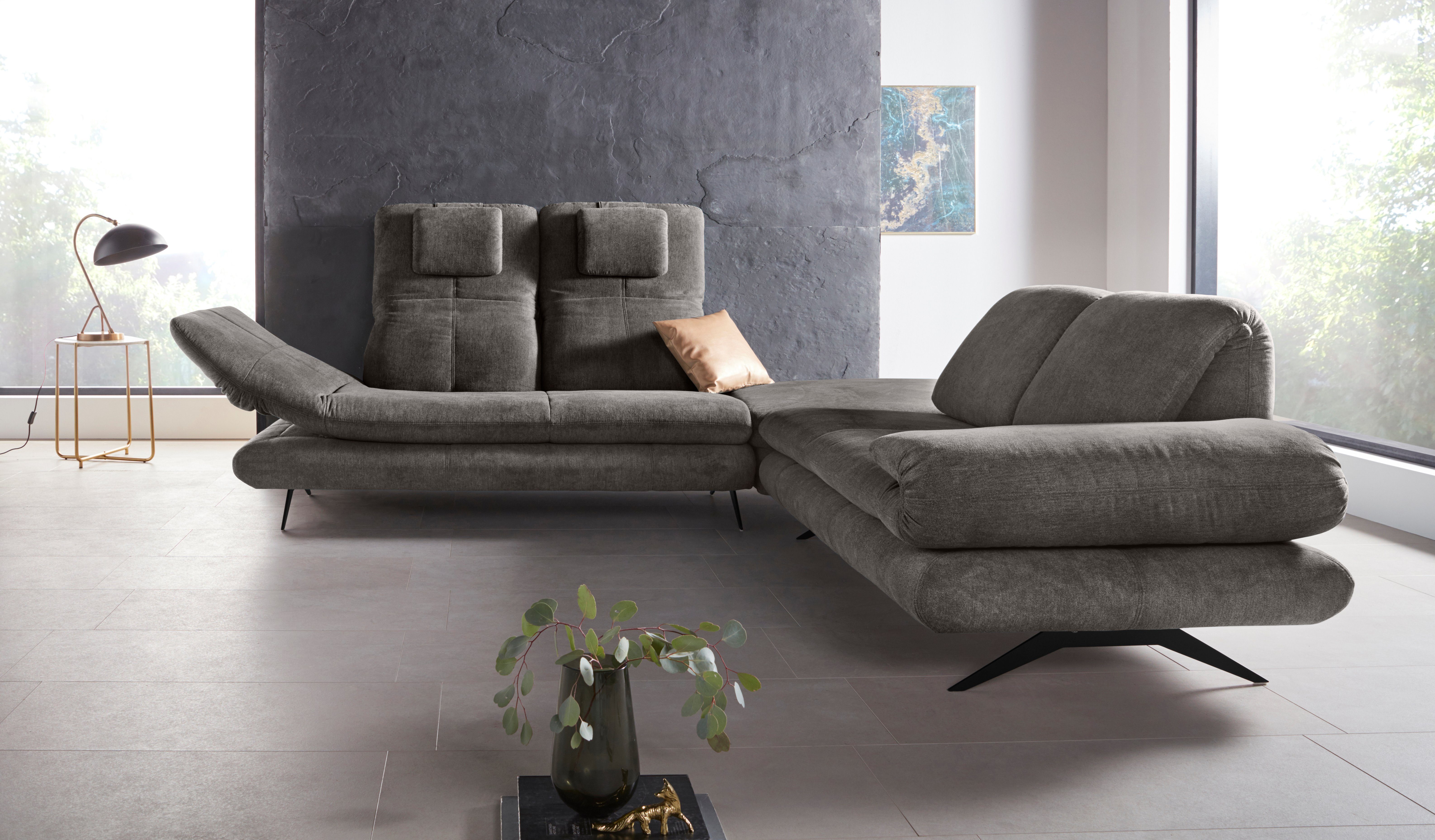 Places Of Style Ecksofa Milano Gleichschenklig Wahlweise Mit Armteil Und Ruckenverstellung Online Kaufen Otto