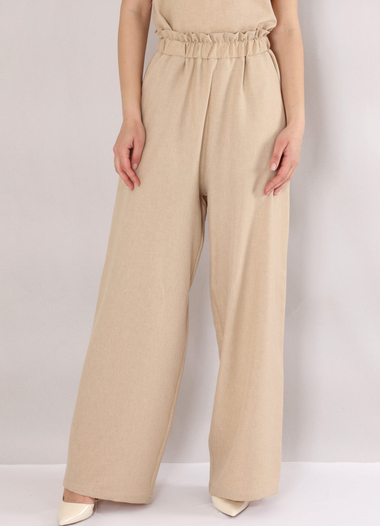 fashionshowcase Haremshose Damen Palazzo Hose High günstig online kaufen