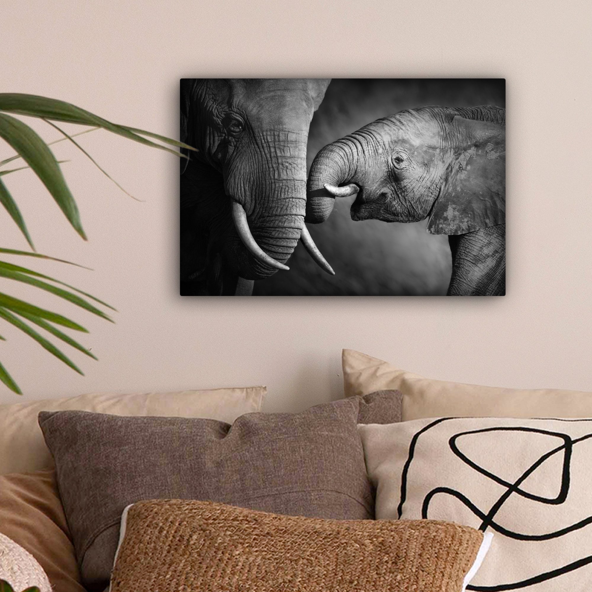 OneMillionCanvasses® Leinwandbild Wildtiere - Elefant - günstig online kaufen