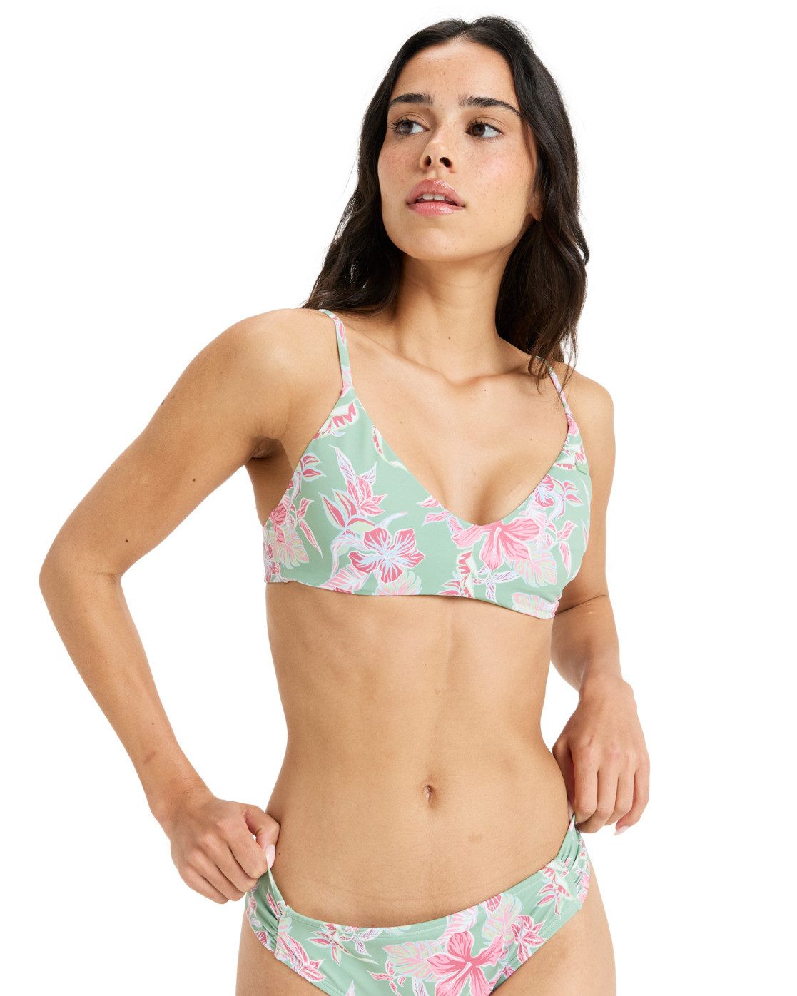 Roxy Bandeau-Bikini-Top Hibiscus Island günstig online kaufen