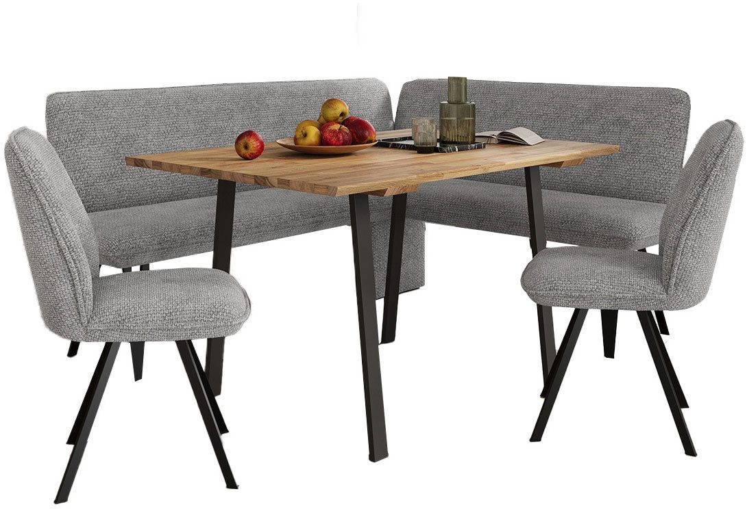 Home affaire Eckbankgruppe Mily Essecke, Sitzgruppe, Eckbankgruppe, Küchenbankgruppe, (Set, 4-tlg., 4er), BESTSELLER