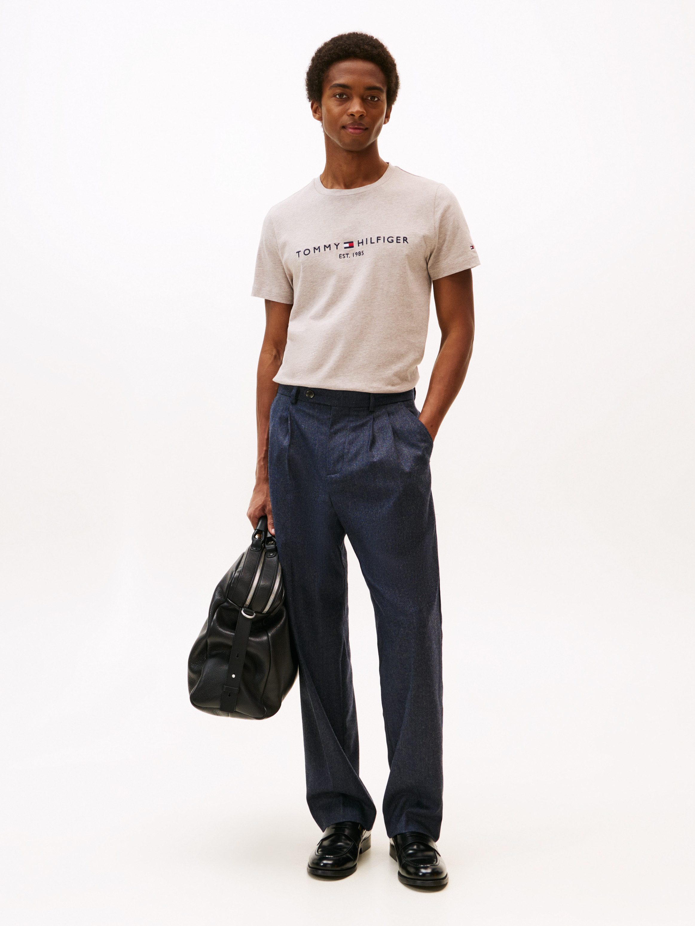 Tommy Hilfiger T-Shirt TOMMY LOGO TEE – Bild 3 von 5