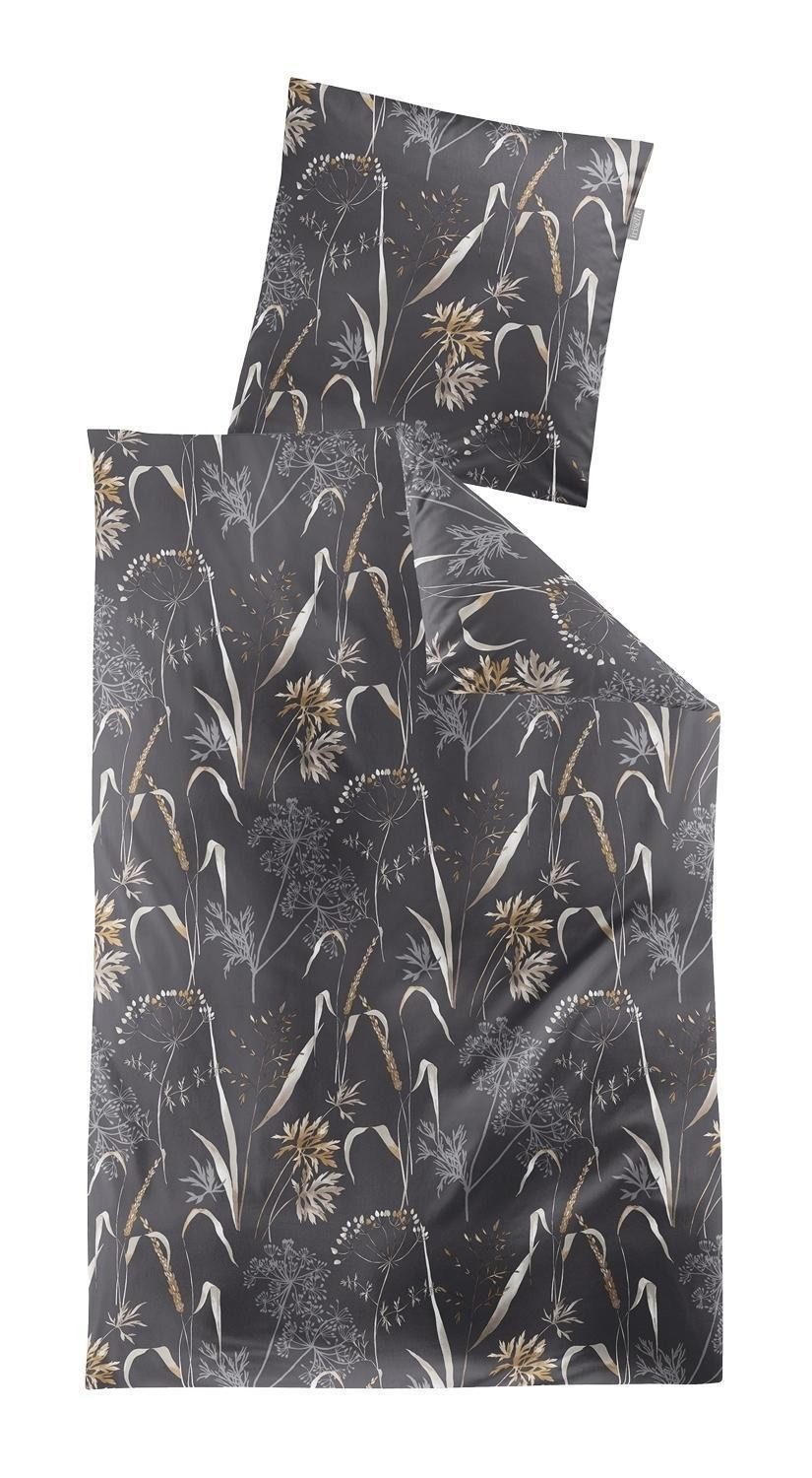 Irisette Bettwäsche KOALA, Anthrazit, Braun, 135 x 200 cm, Baumwolle, 2 tei günstig online kaufen