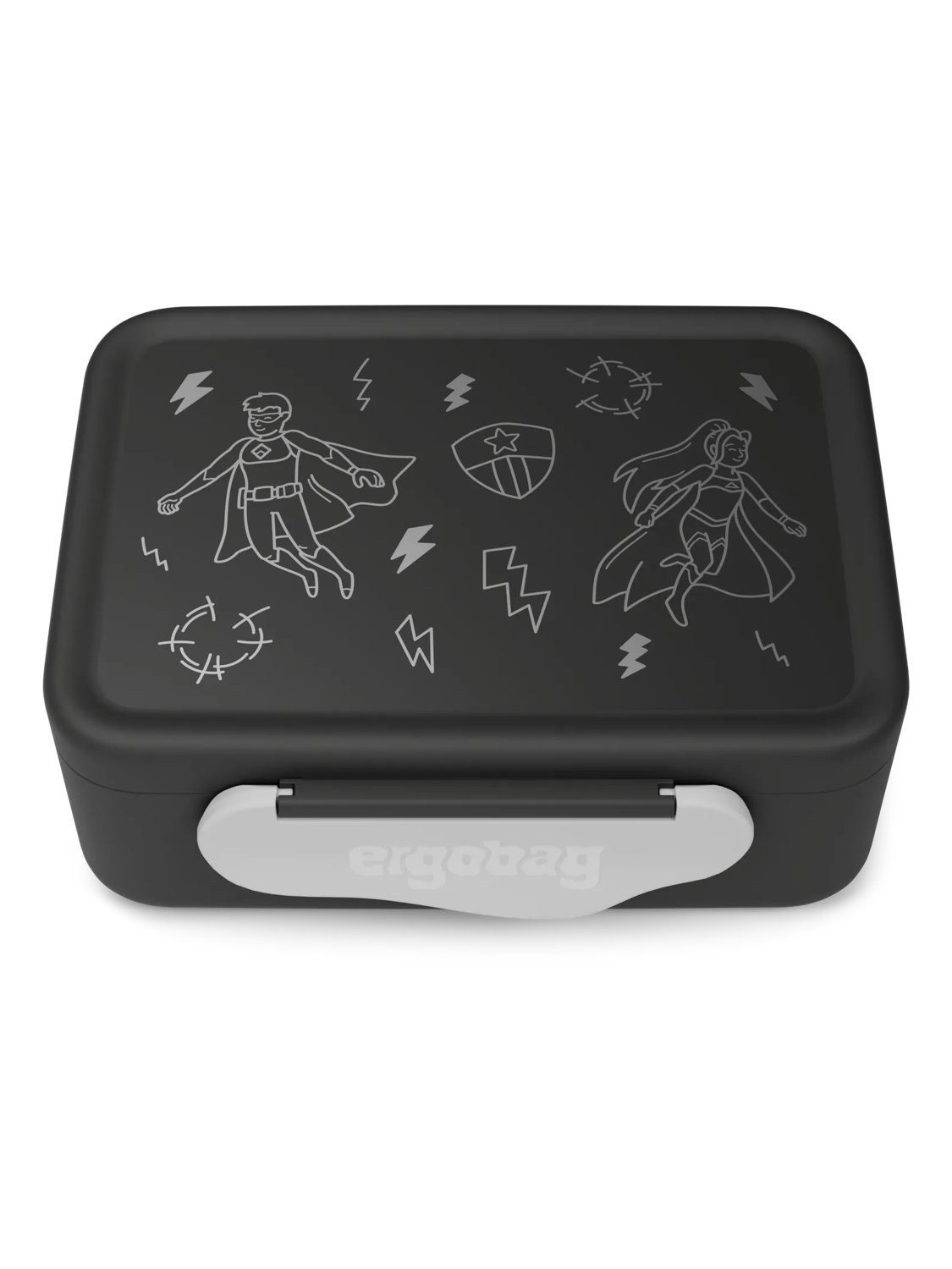 ergobag Lunchbox Brotdose, Kunststoff, (Brotdose, 1-tlg., 1x Brotdose), spülmaschinengeeignet bis 45 Grad, Handwäsche empfohlen