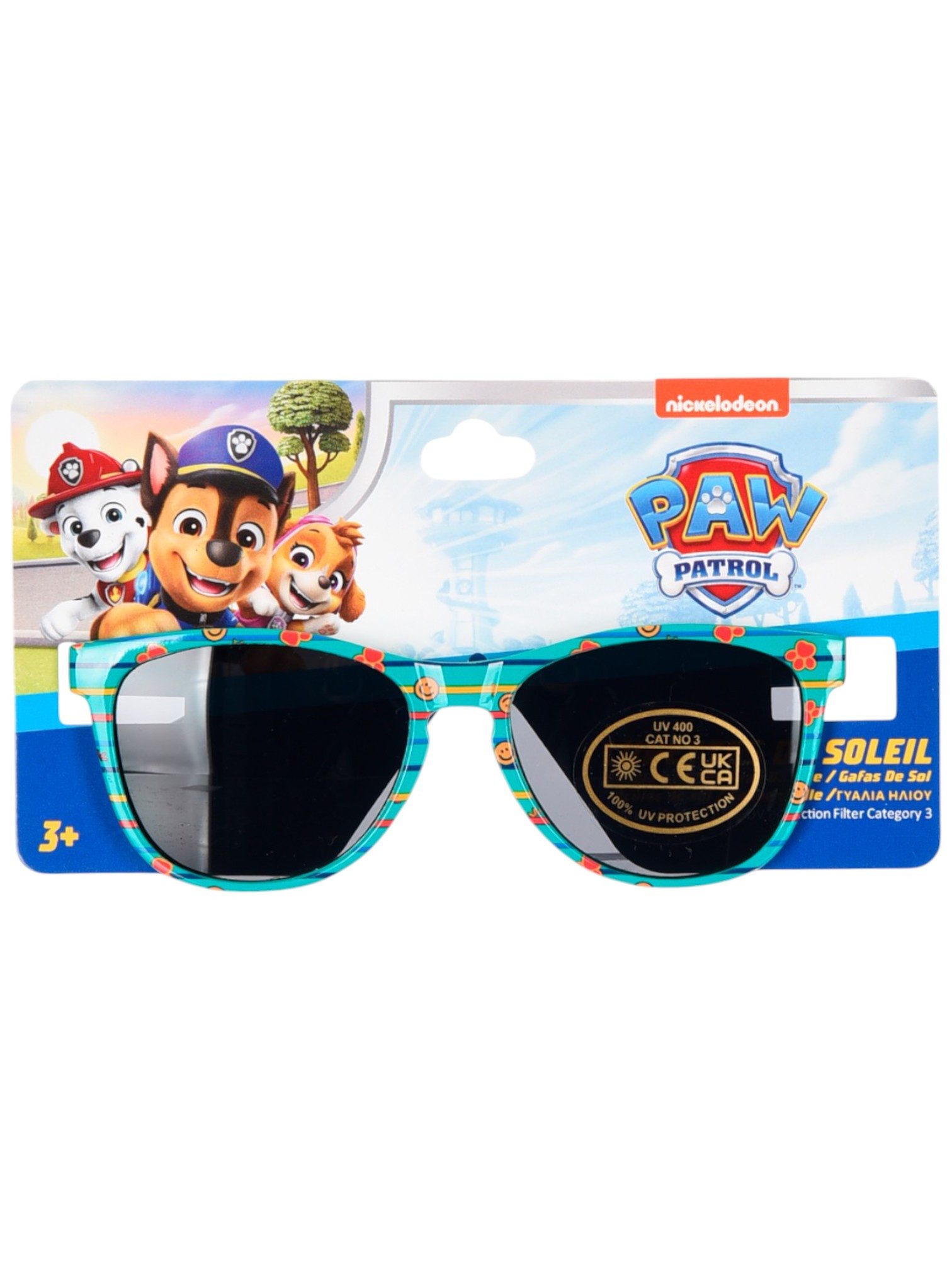 PAW PATROL Sonnenbrille Chase & Marshall für Kinder 100% UV Schutz