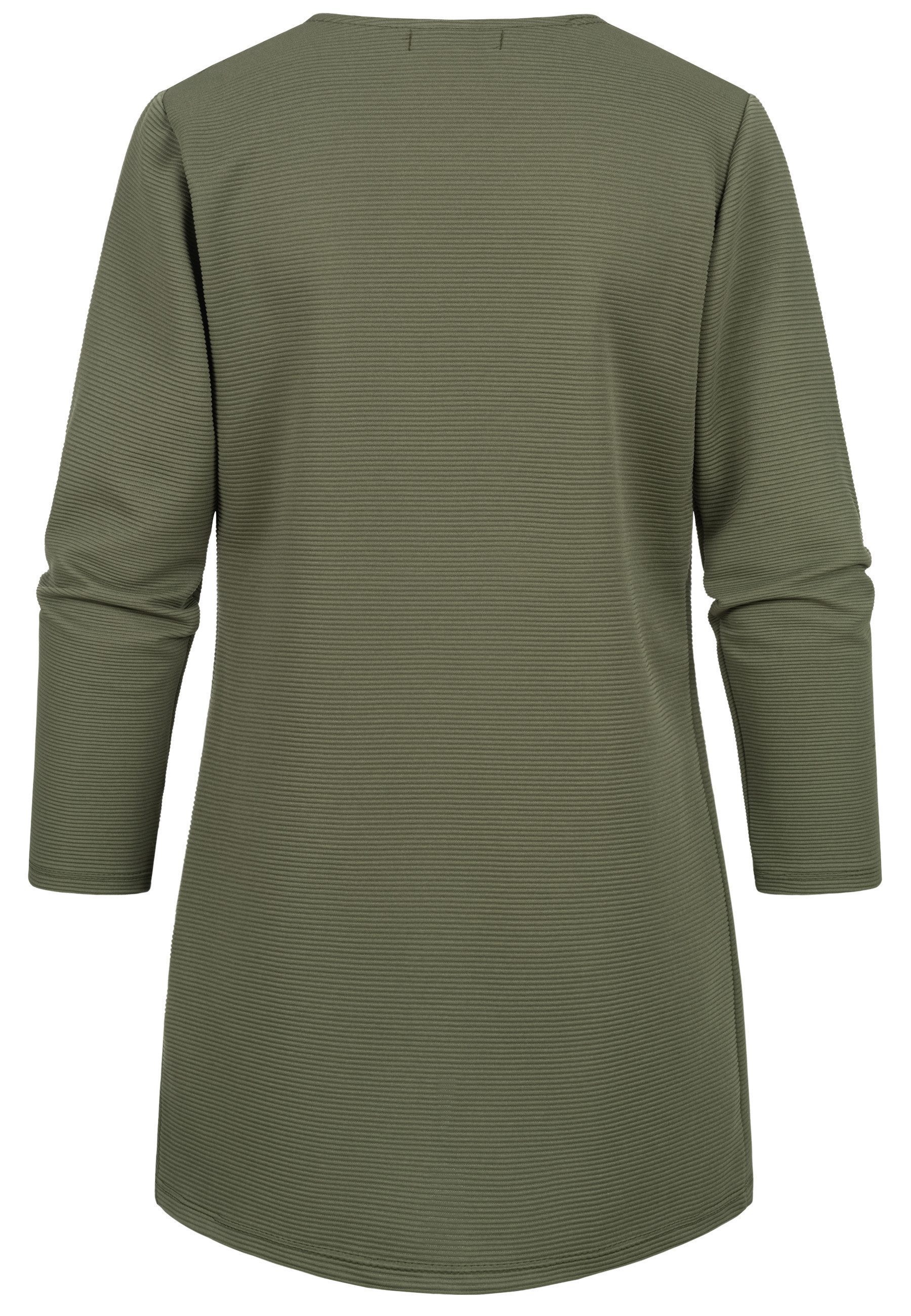 CLOUD 5IVE Strickjacke CLOUD 5IVE Strickjacke offener ribbed Cardigan (1-tl günstig online kaufen