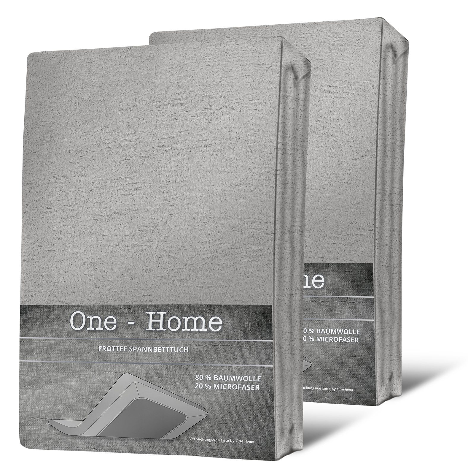 One Home Spannbettlaken Winter, Frottee, Gummizug: rundum, (2 Stück), Doubl günstig online kaufen