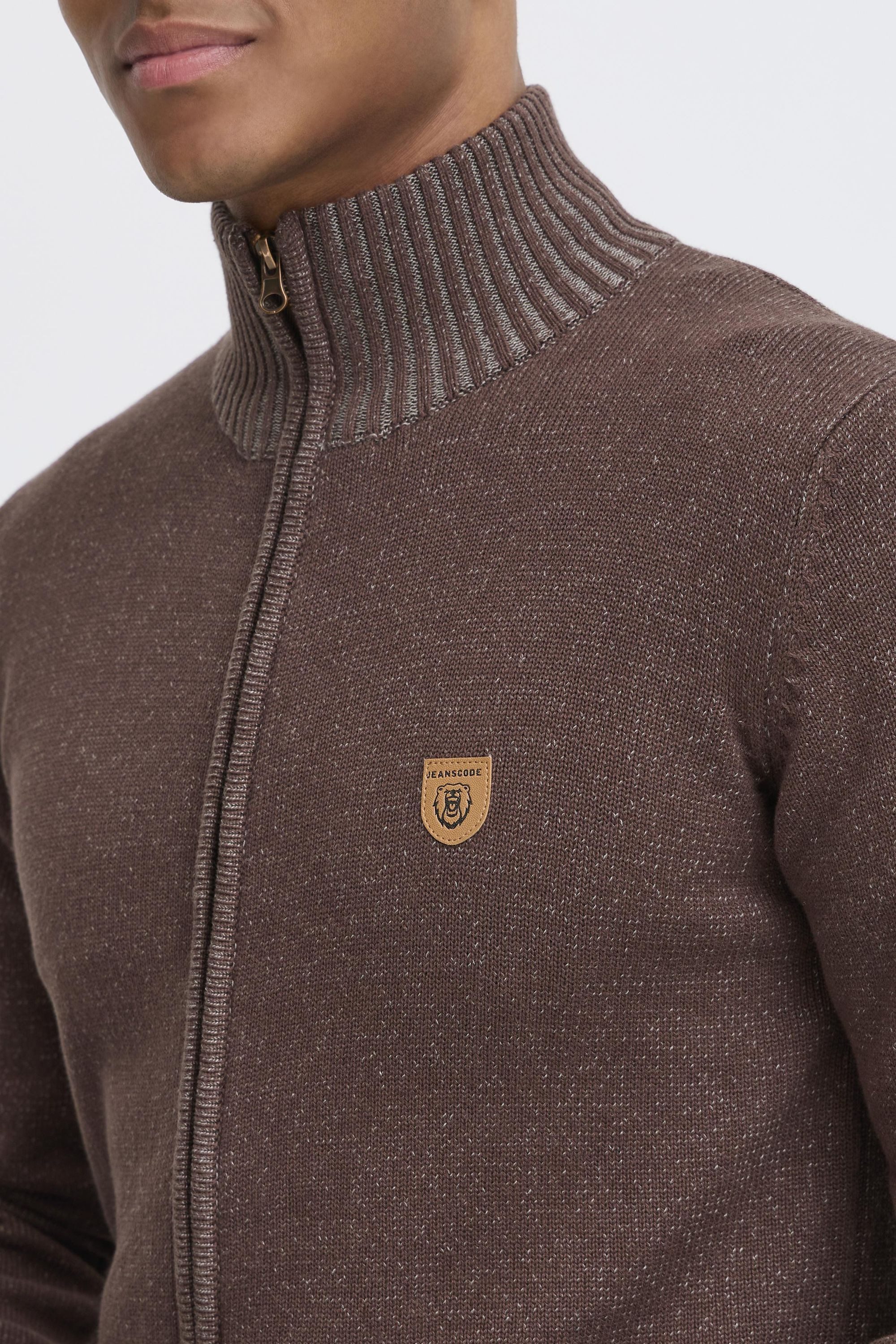 Indicode Strickjacke IDAndy Cardigan mit Stehkragen