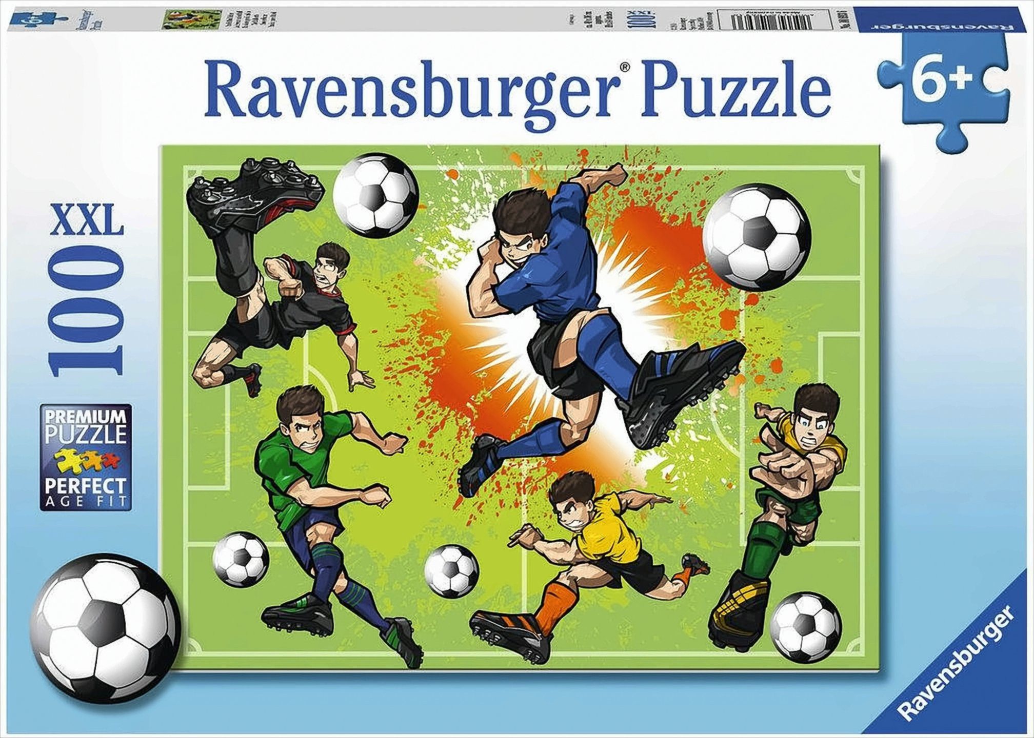 Ravensburger Puzzle Im Fußballfieber, 100 XXL-Teile, Puzzleteile