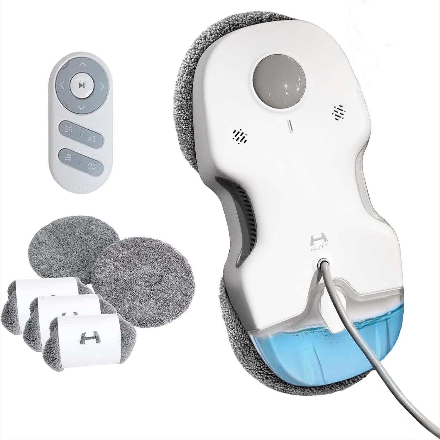 HUTT Fensterputzroboter S7 Fensterputzroboter mit Sprühfunktion, 80ml tank, HUTTHINK 5.0, mit Sprühfunktion, 5500Pa,HUTTHINK 5.0 Intelligente Frequenzsteuerung