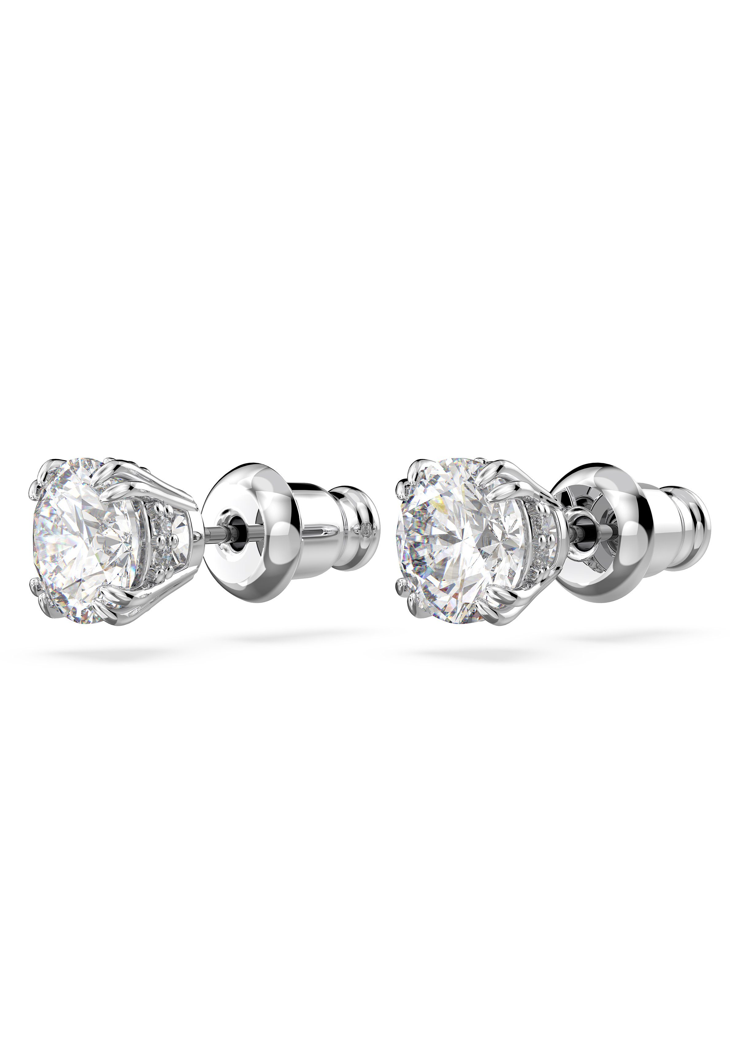 Swarovski Paar Ohrstecker Stilla Round Stern, mit Swarovski® Kristall