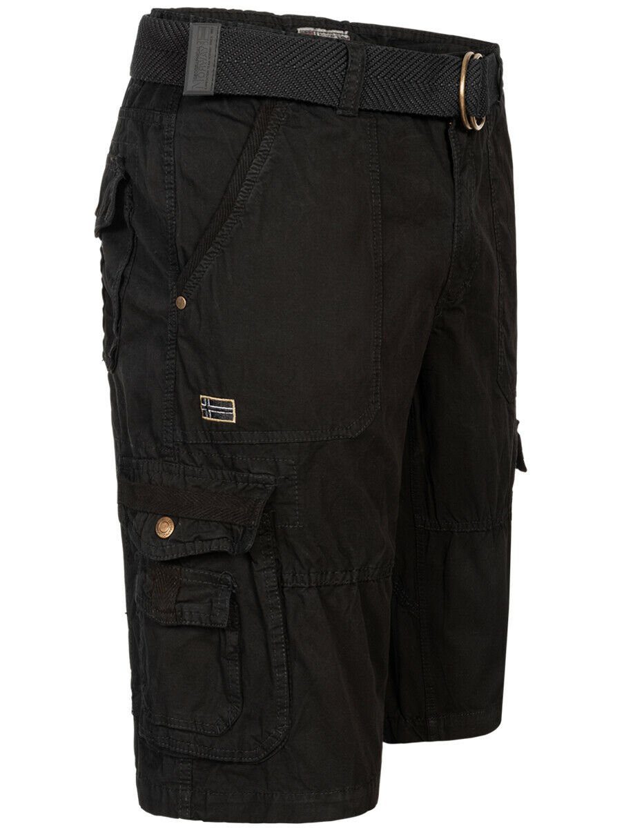Geographical Norway Shorts Cargo Shorts kurze Hose knielang Short Bermuda Sommer Urlaub Freizeit