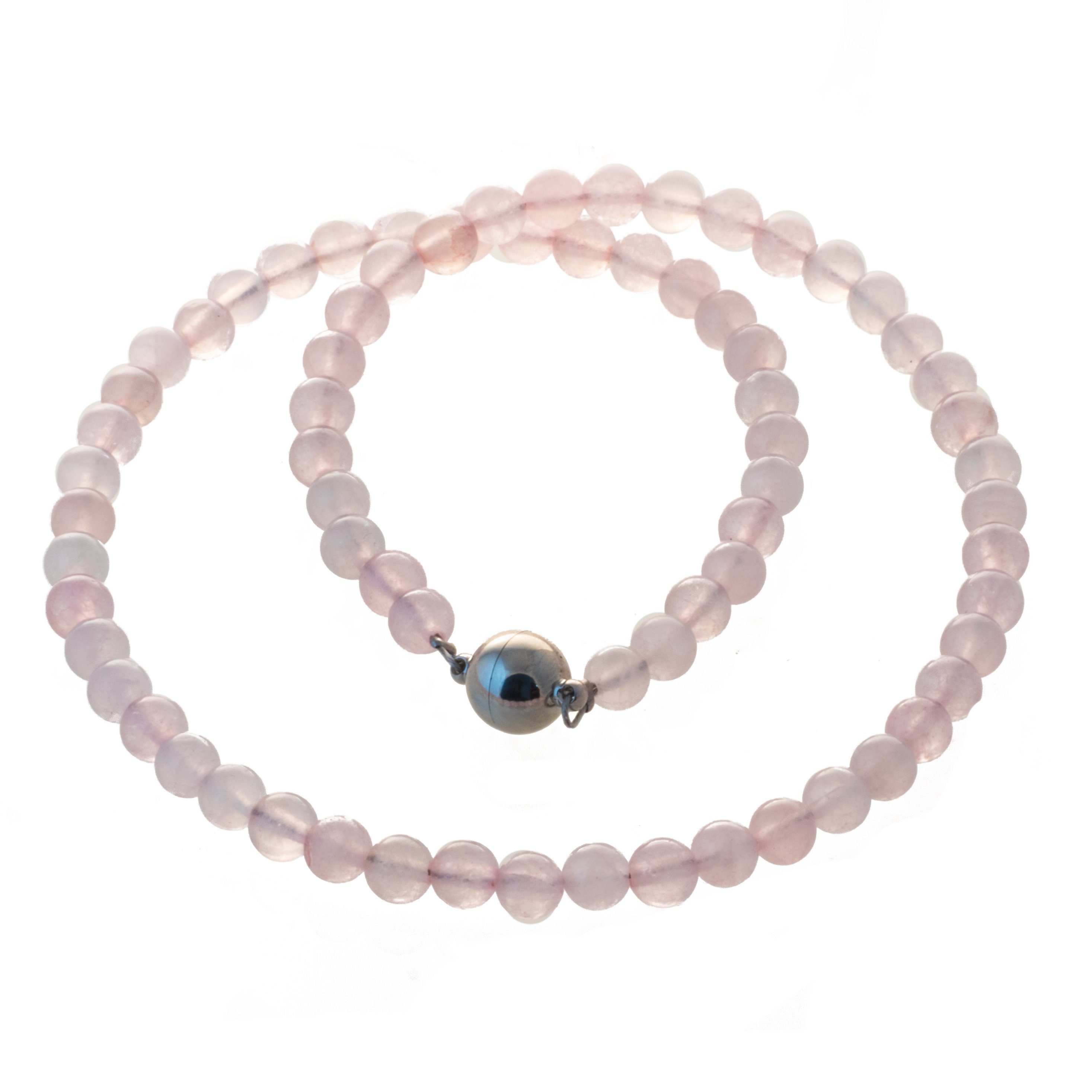 Bella Carina Perlenkette Rosenquarz 8 mm, Rosenquarz 8 mm Perlen günstig online kaufen