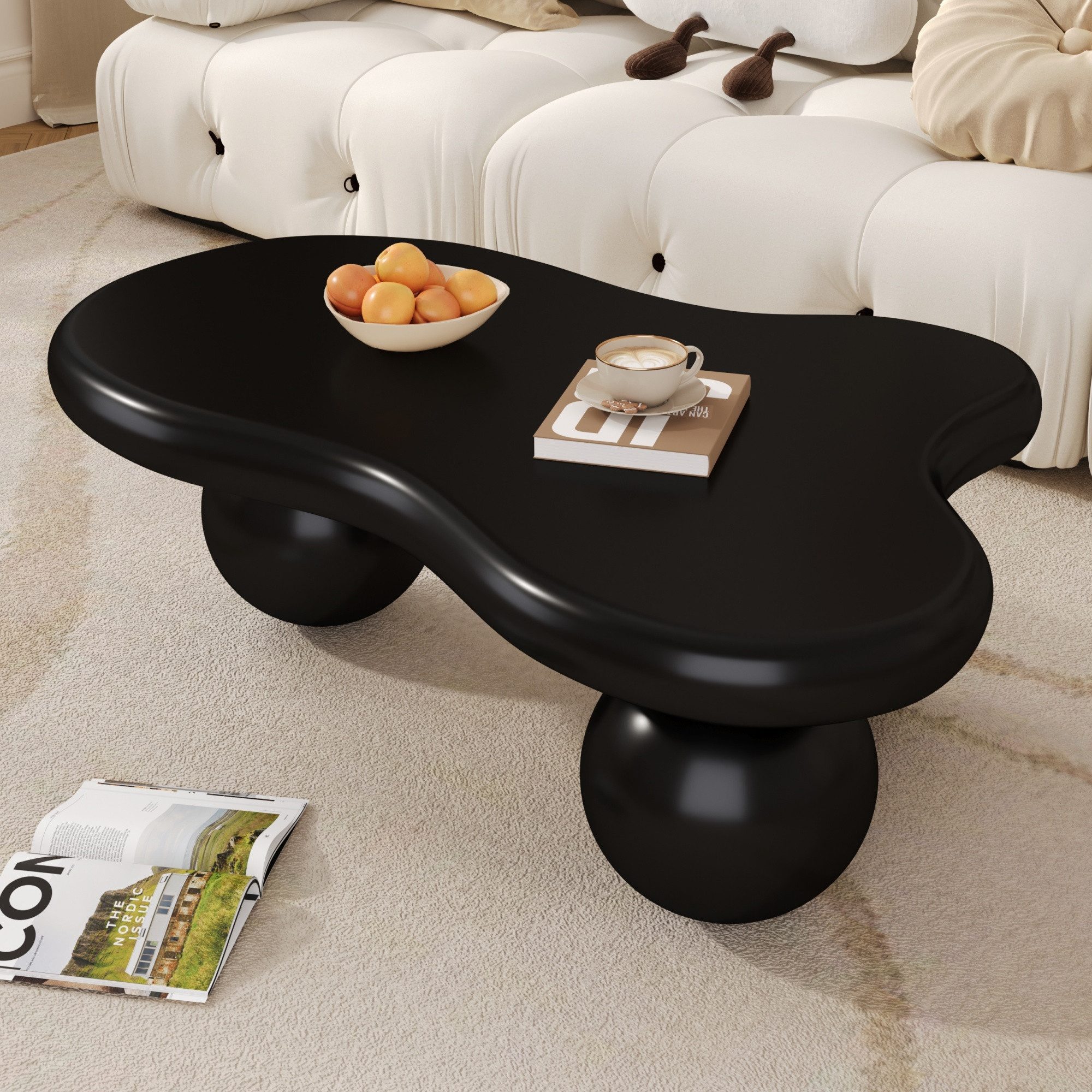 STILVORA Couchtisch Sofatisch in Wolkenstil für günstig online kaufen