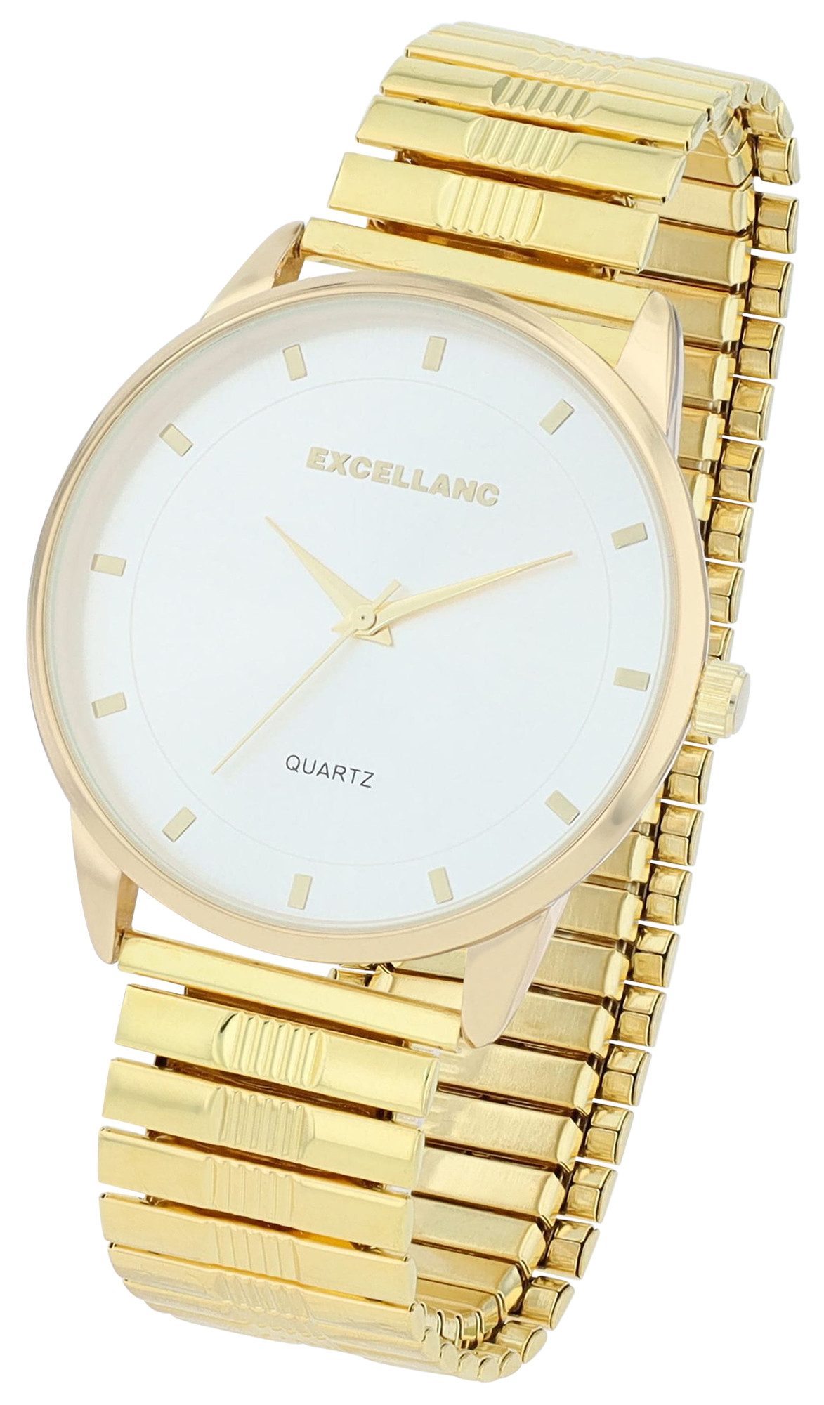 EXCELLANC Quarzuhr Saki, Mineralglas, Herrenuhr Edelstahl