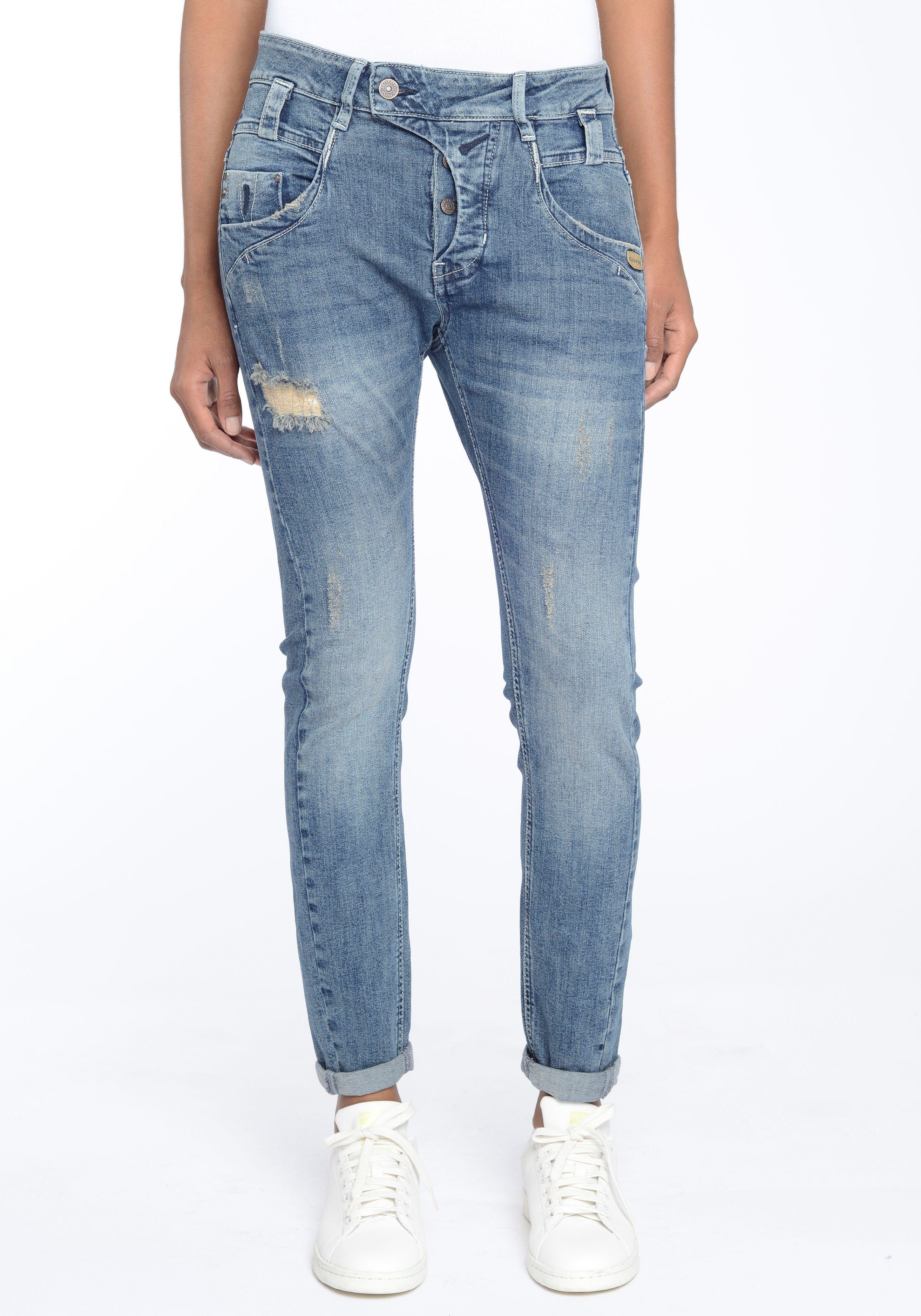 GANG Slim-fit-Jeans »94MARGE« 5-Pocket Style für Detailverliebte