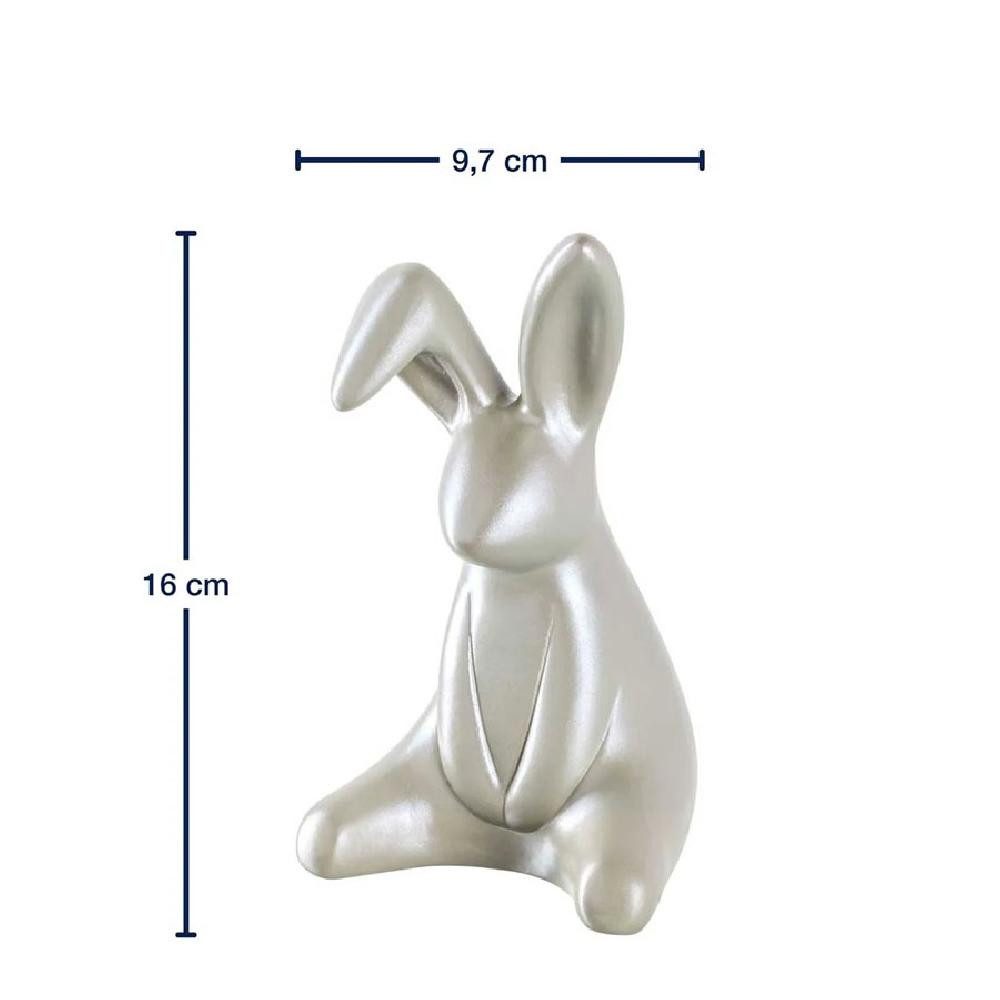 LEONARDO Osterhase Leonardo Dekorationsobjekt Hase Lola Perlmutt (16cm)