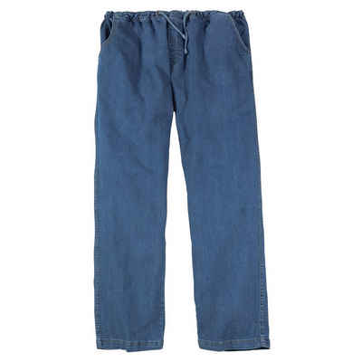 ABRAXAS Stretch-Jeans Große Größen Herren Abraxas Schlupf-Stretchjeans blau bleached