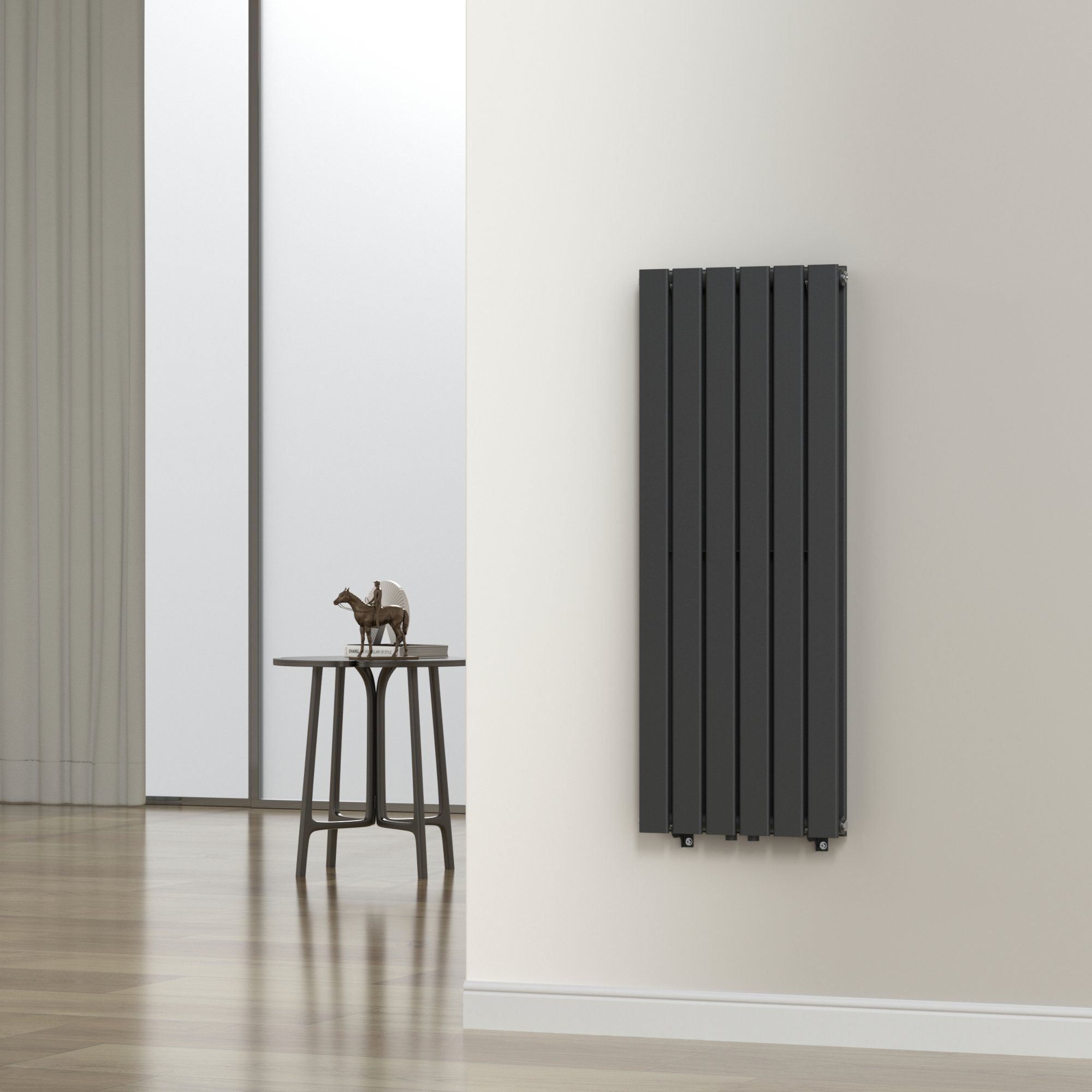 neu.haus Designheizkörper, »Nore« Flachheizkörper 120x45cm Doppellagig günstig online kaufen