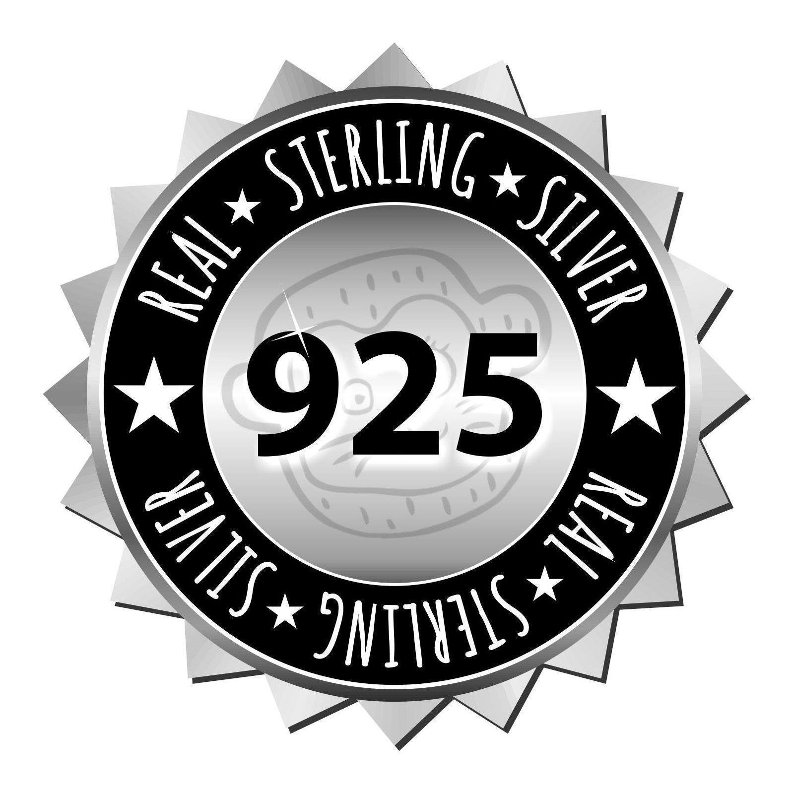 Monkimau Ohrklemmen-Set Hufeisen Kinder-Klipp-Ohrringe aus 925 Silber, Hypoallergen