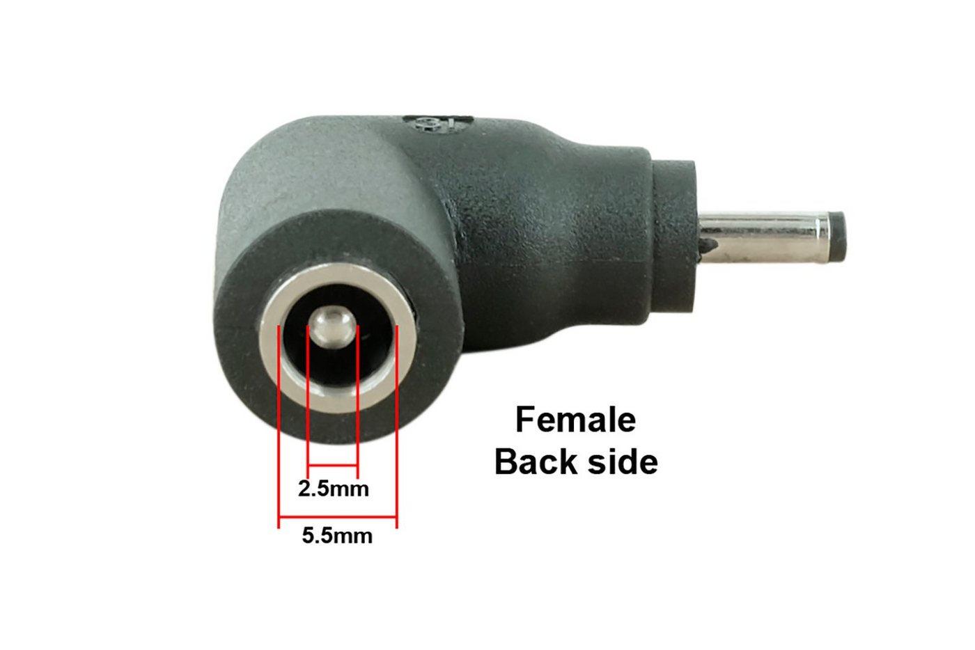 Thumbnail - PowerSmart HEAD31N Batterie-Verbindungskabel, C31-Steckerspitze – 3,0 x 1,1 mm Stecker auf 5,5 x 2,5 mm Buchse