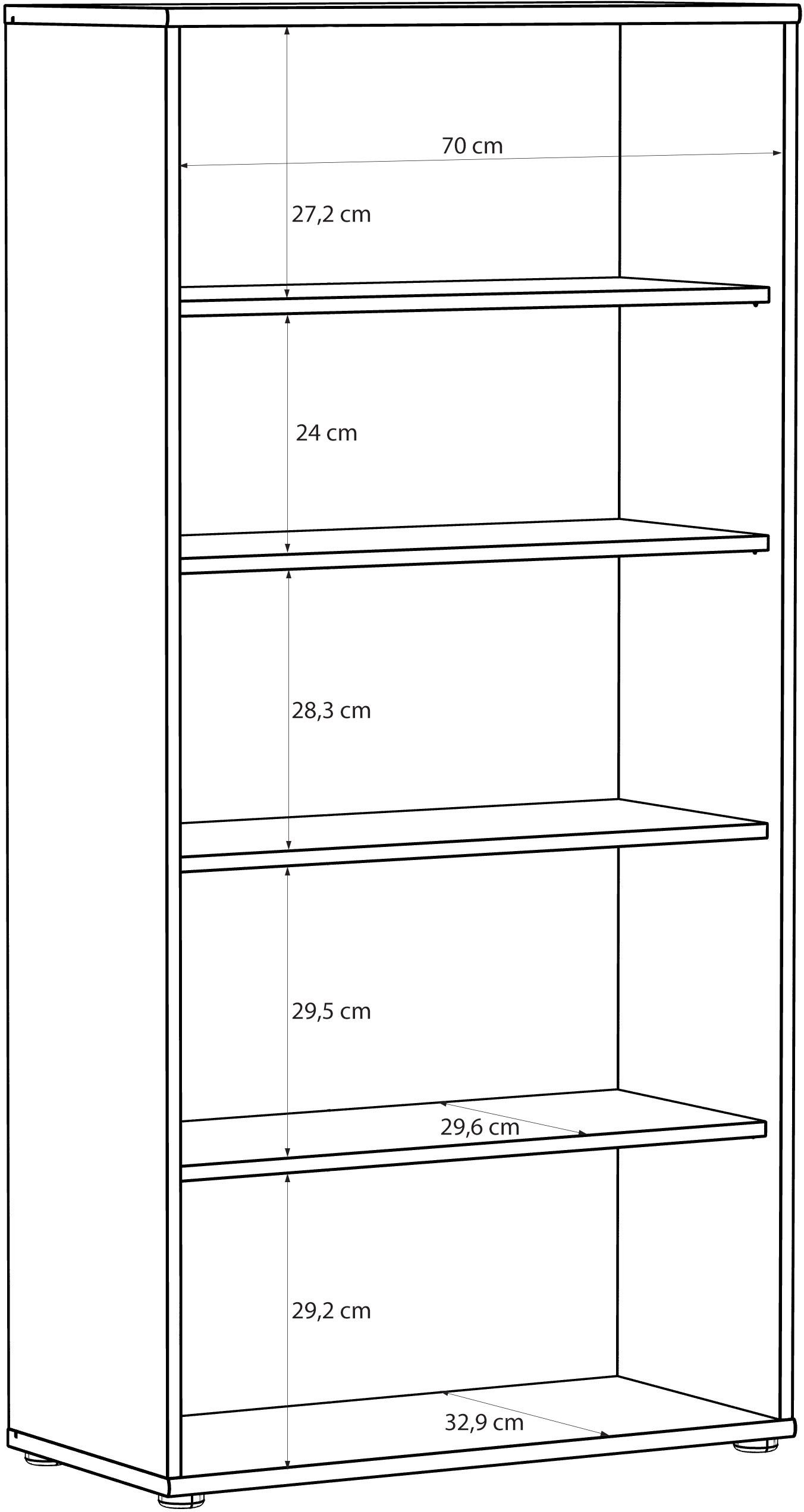FORTE Schuhschrank Tempra Breite 73,7 cm