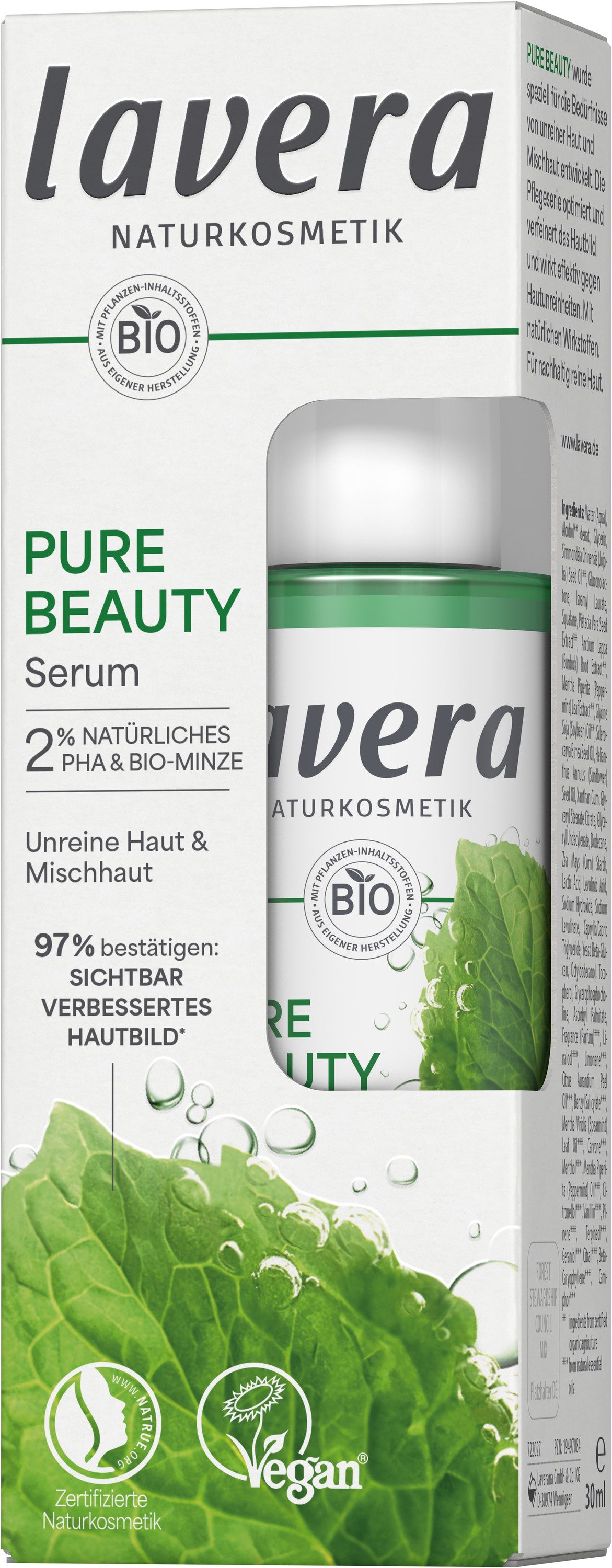 lavera Gesichtsserum Pure Beauty Serum