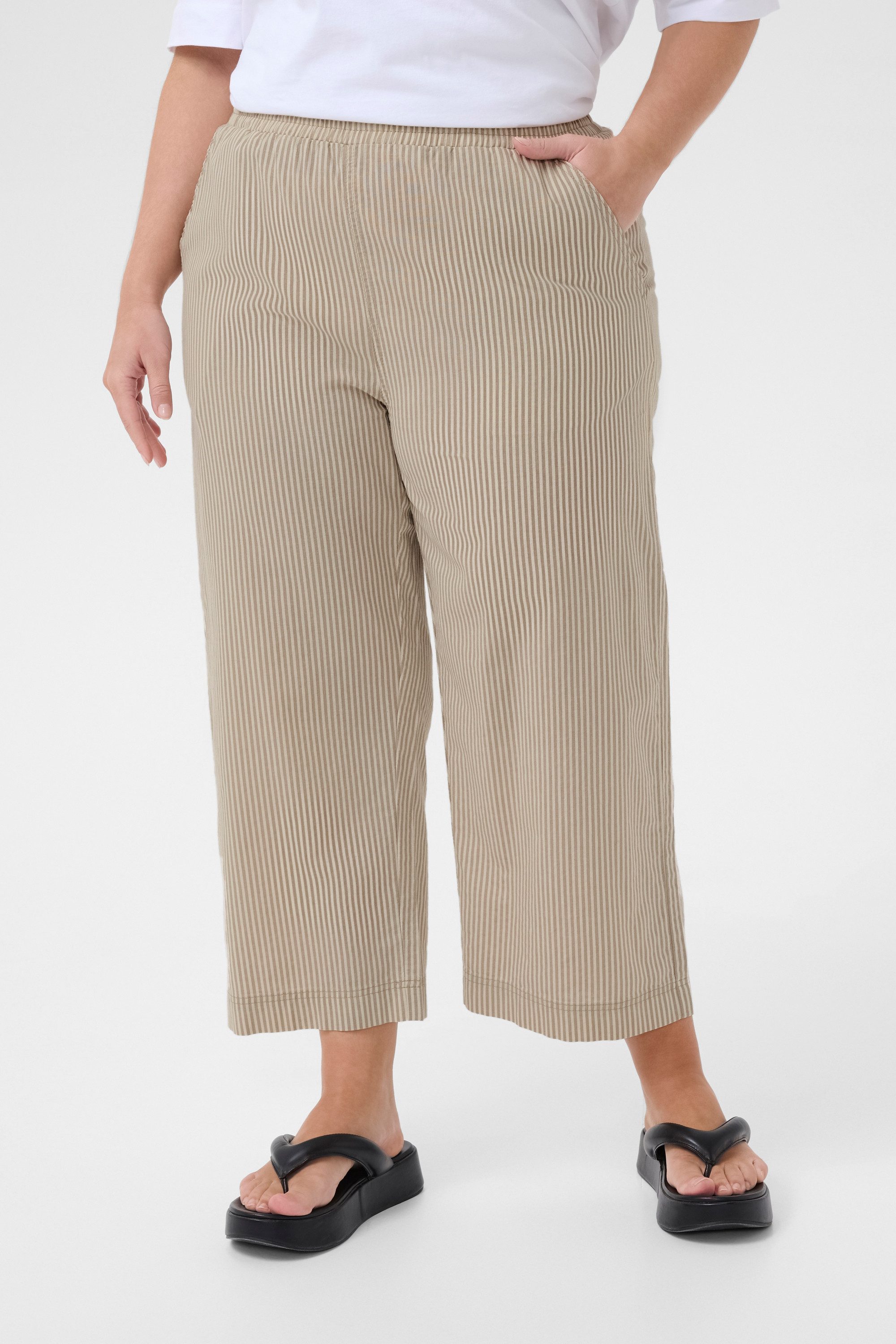 KAFFE Curve Stoffhose Casual Hose KCnana Große Größen