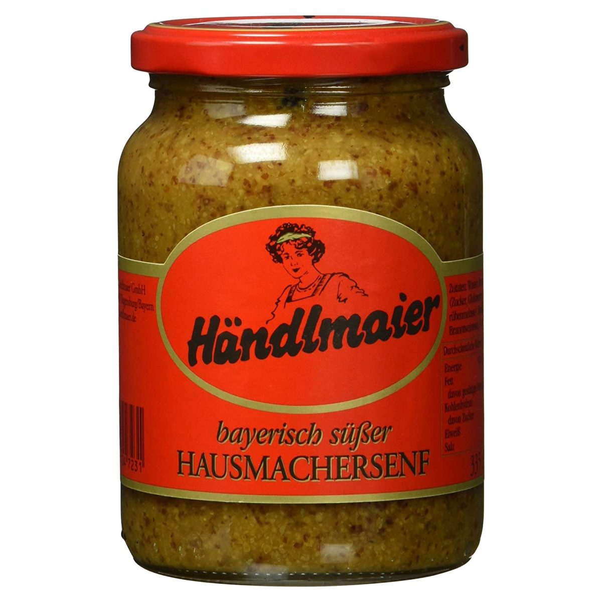 Händlmaier Saucen, Händlmaiers bayrischer süßer Hausmachersenf Qualität im Glas 335ml