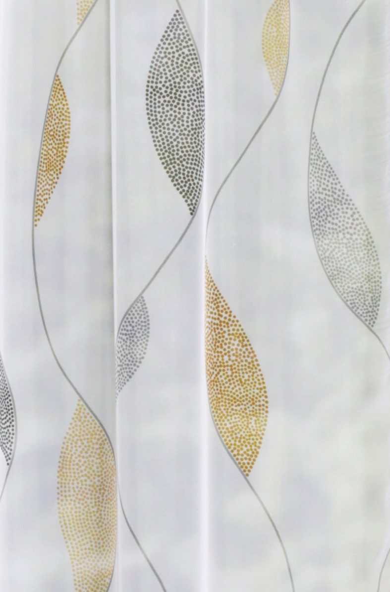 HOME WOHNIDEEN Vorhang PAOLO (1 St), Schlaufen, transparent, Voile, Schlaufenschal PAOLO bedruckt