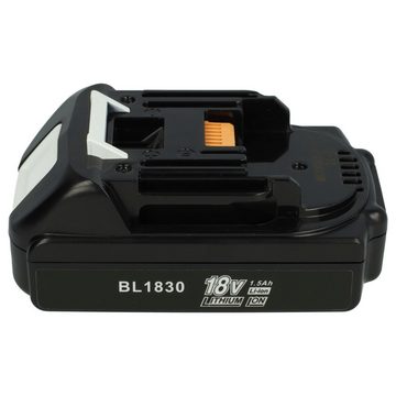 vhbw passend für Makita BHR242RFE, BHR242RFEV, BHR242Z, BHR243RFE, Akku 1500 mAh