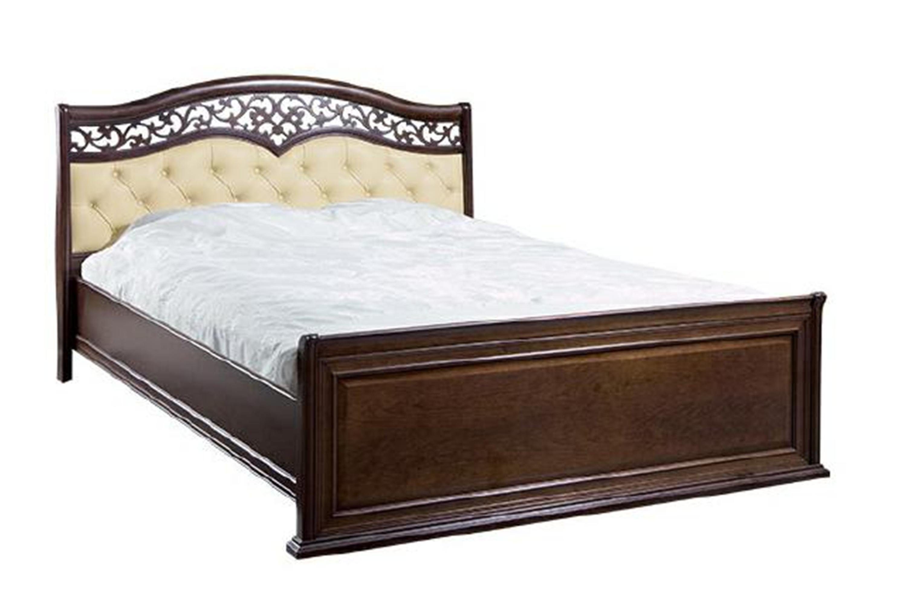 Betten Bett Bett, JVmoebel Chesterfield Klassisches Doppelbett Vollleder