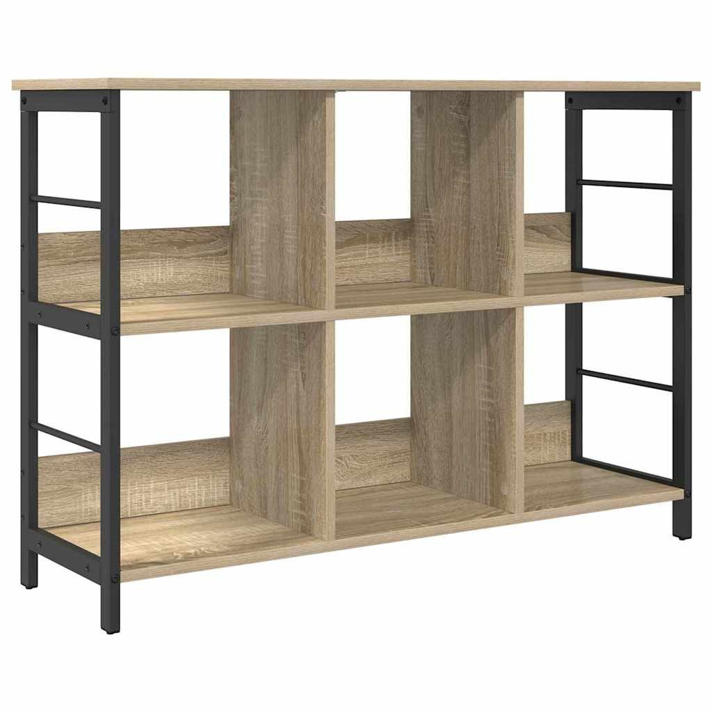vidaXL Bücherregal Bücherregal 6 Ebenen 102 x 32 x 72,5 cm Holzwerkstoff, 1-tlg.