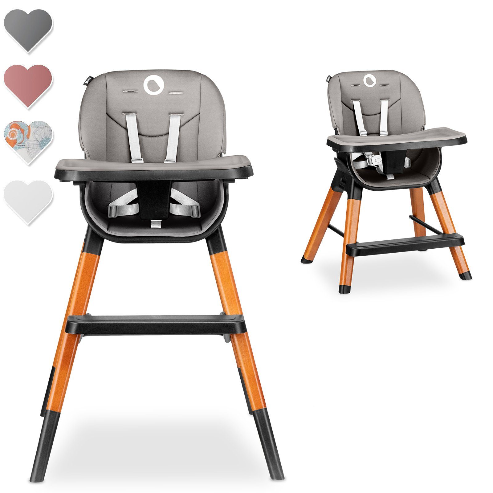 lionelo Hochstuhl Mona (TOP), 4in1bis 75kgWaschbar günstig online kaufen