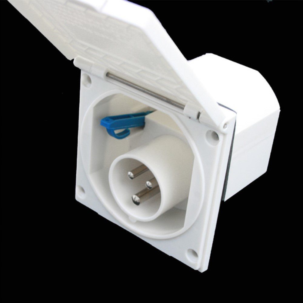 HABA B.V. Steckdose CEE Einspeisungssteckdose IP44 220V - 240V weiß