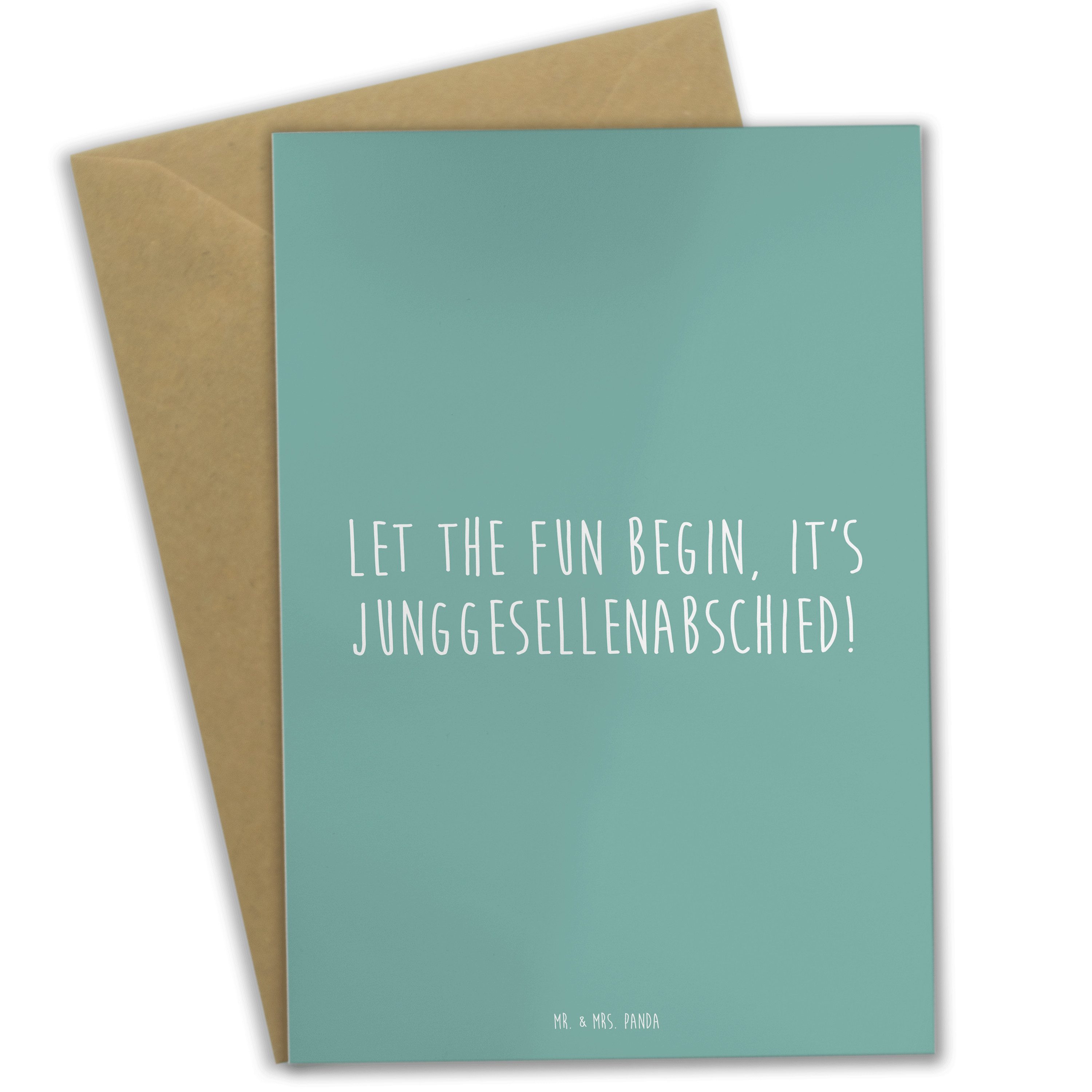 Grußkarte Junggesellenabschied Spaß - Meeresbrise - Geschenk, lustige Feier, Ho
