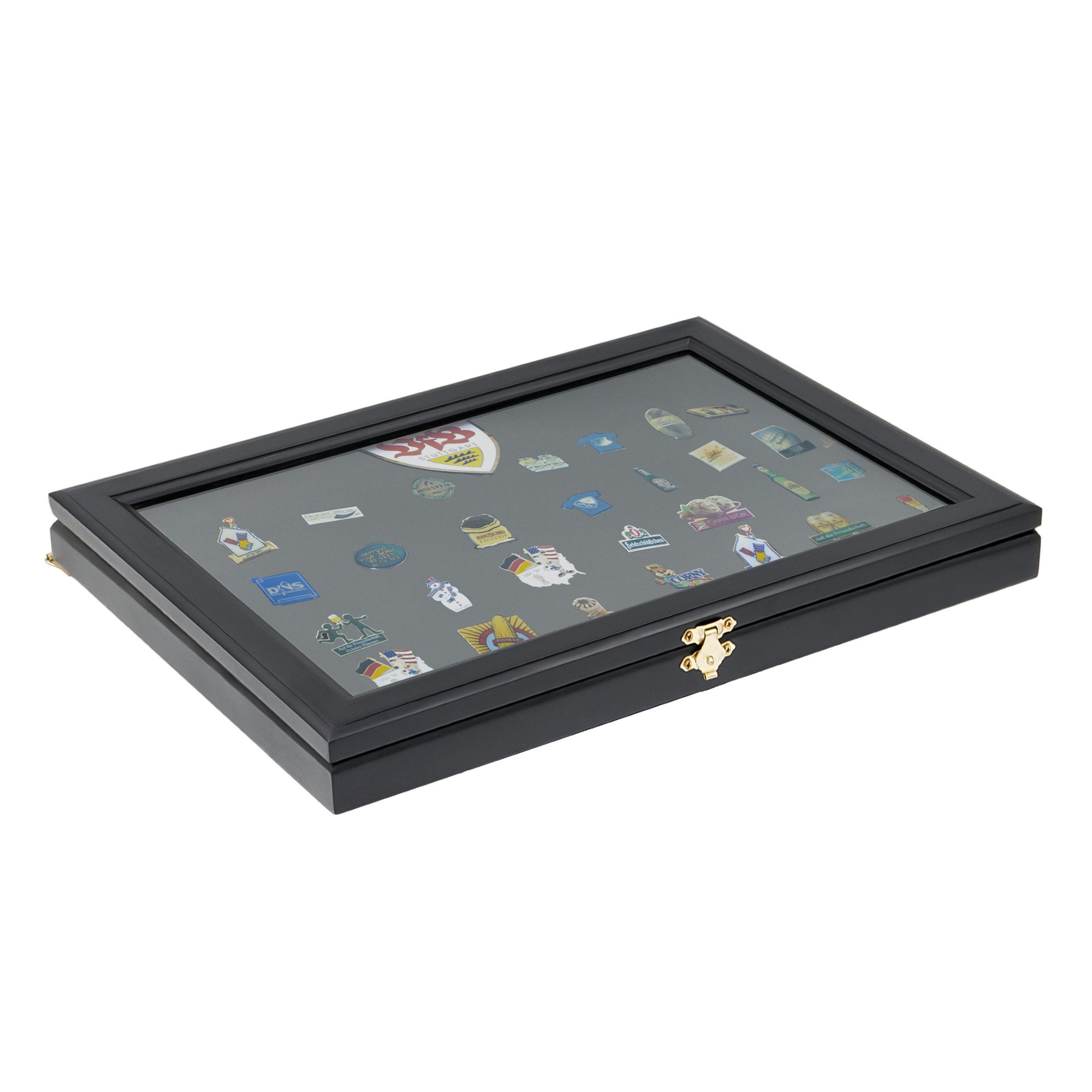 Safe-Album Vitrine Pin-Vitrine schwarz – Bild 4 von 5