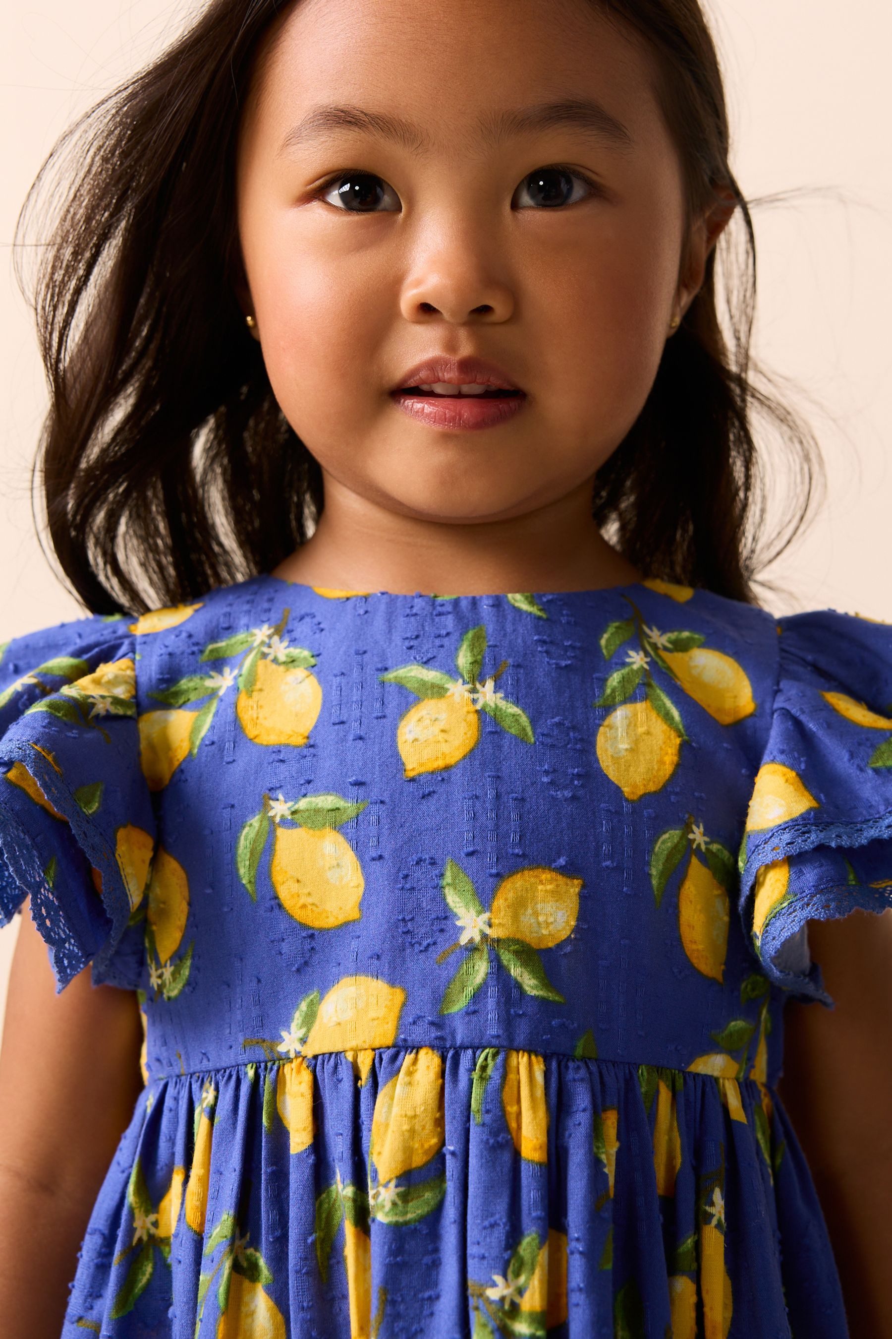Next Blusenkleid Kleid mit Engelsärmeln (1-tlg)