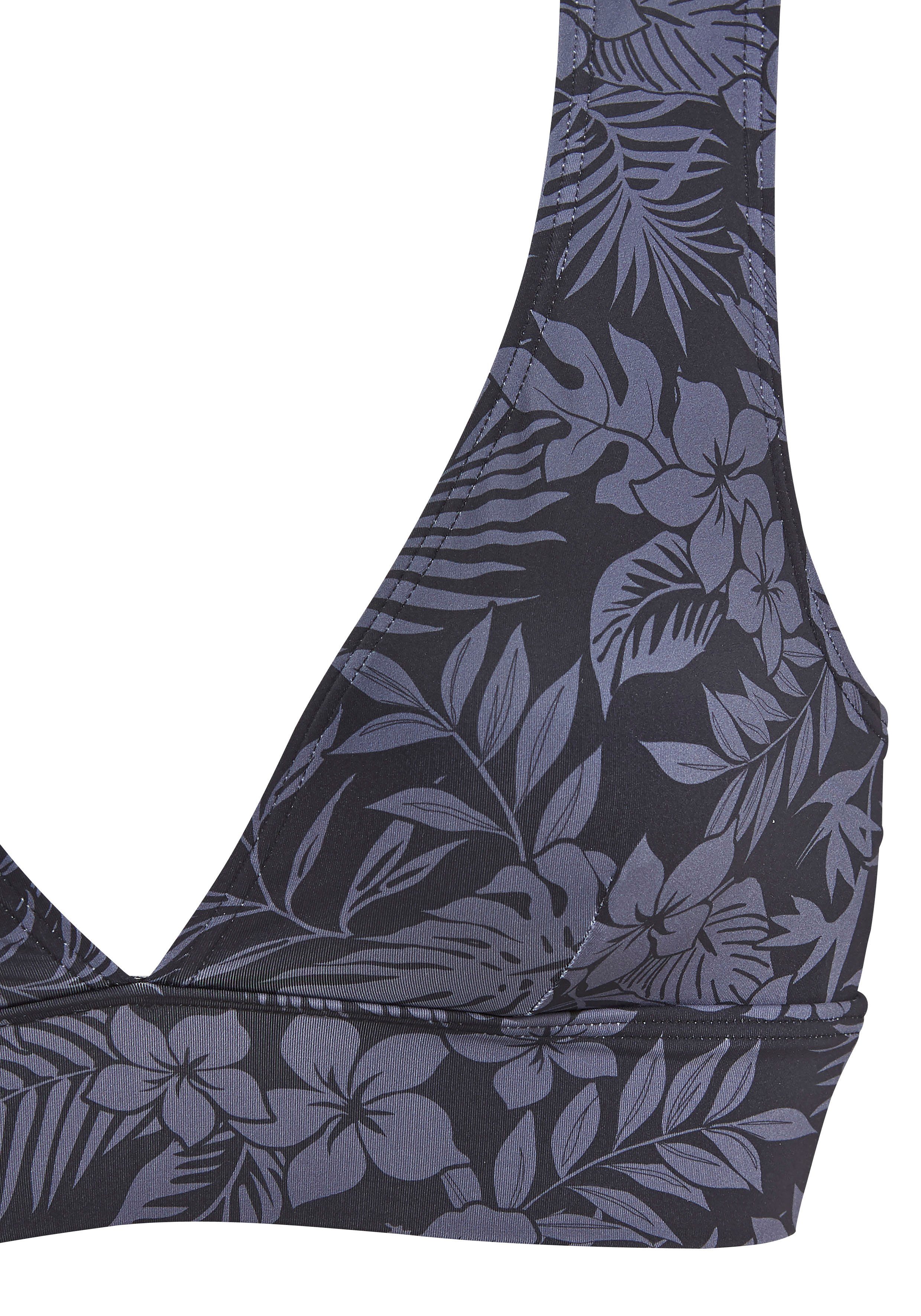 Venice Beach Bustier-Bikini-Top Moloka, mit tropischem Print