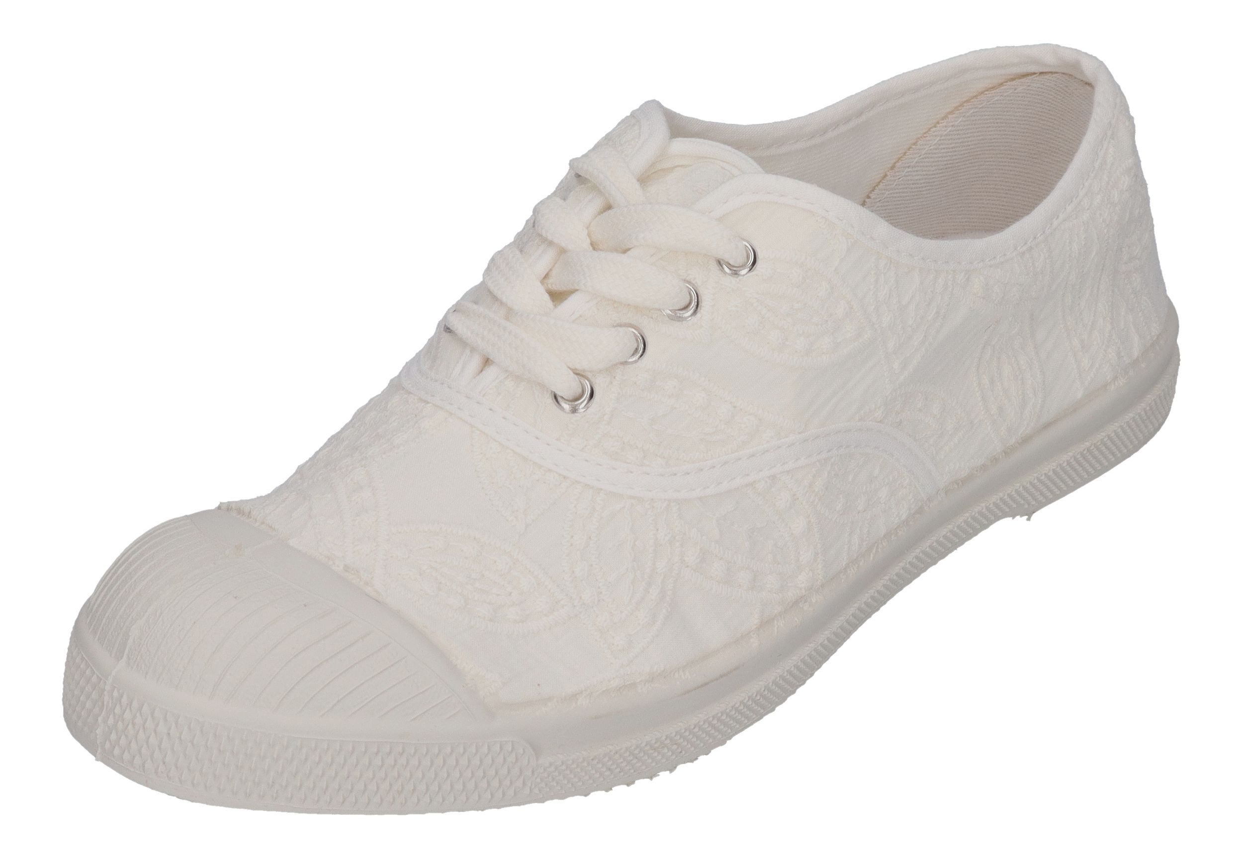 Bensimon BRODERIE ANGLAISE Sneaker Ecru