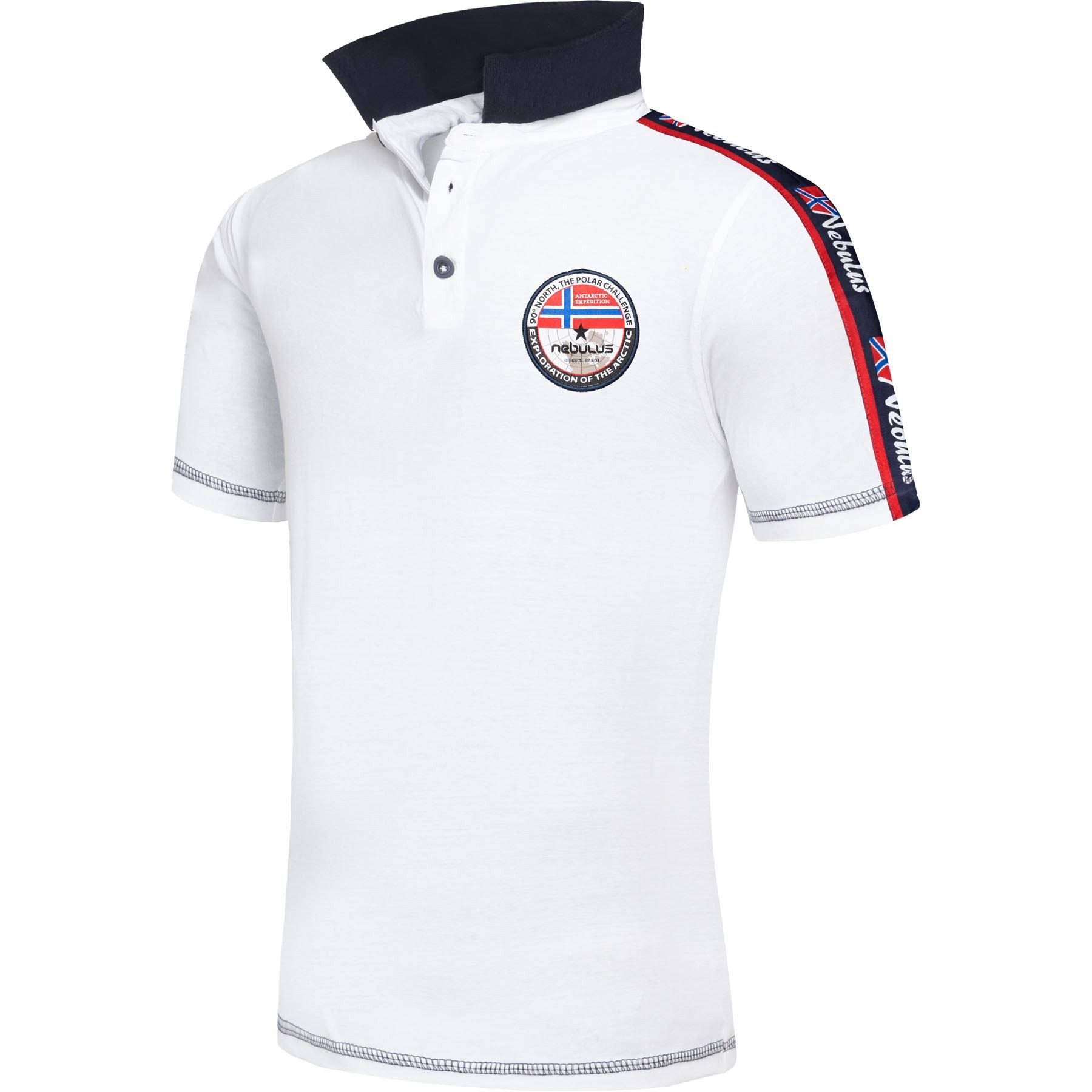 Poloshirt NEBI, P4973 - Herren, weiß, XXL
