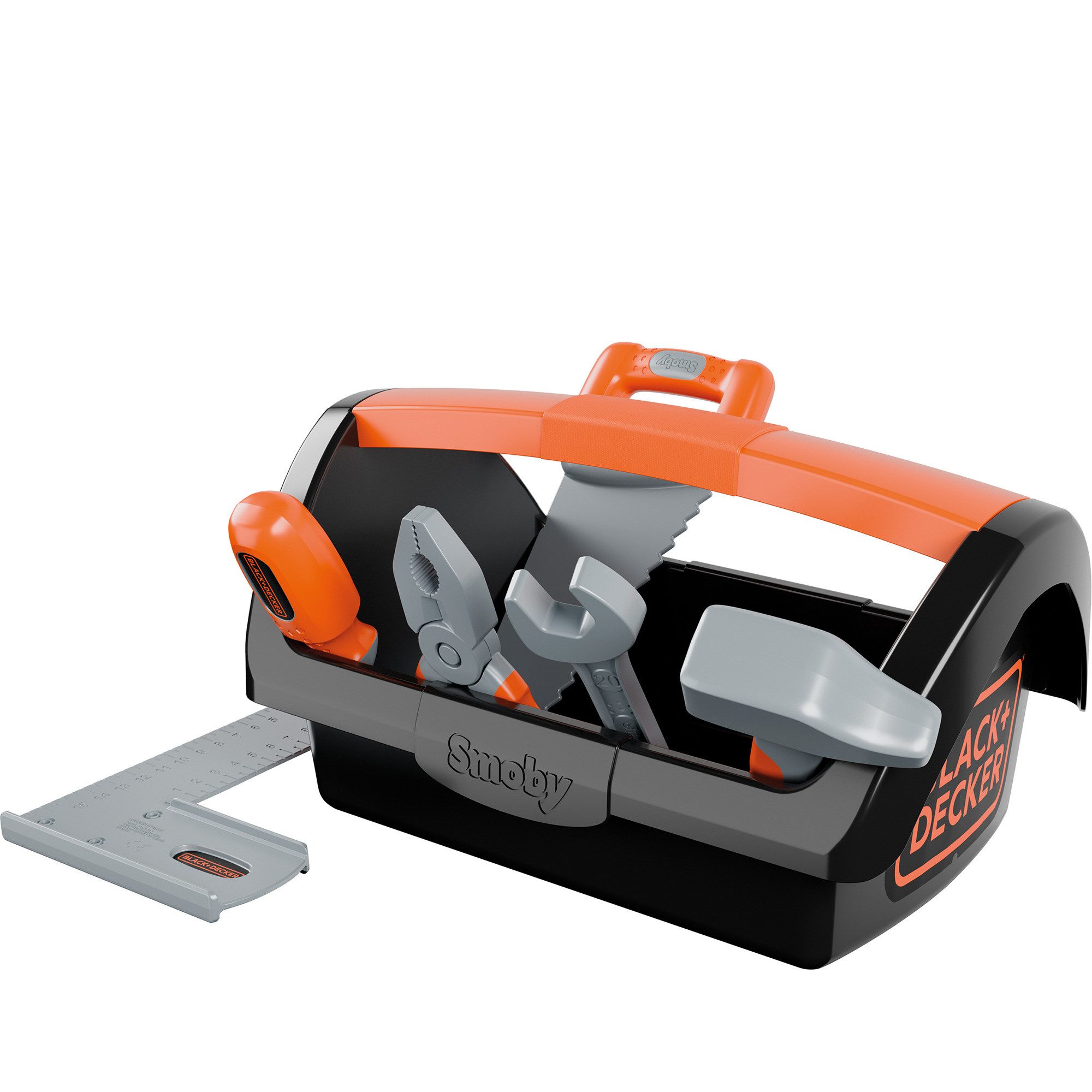 Smoby Spielwerkzeug Smoby Black+Decker Werkzeugkiste, Kinderwerkzeug