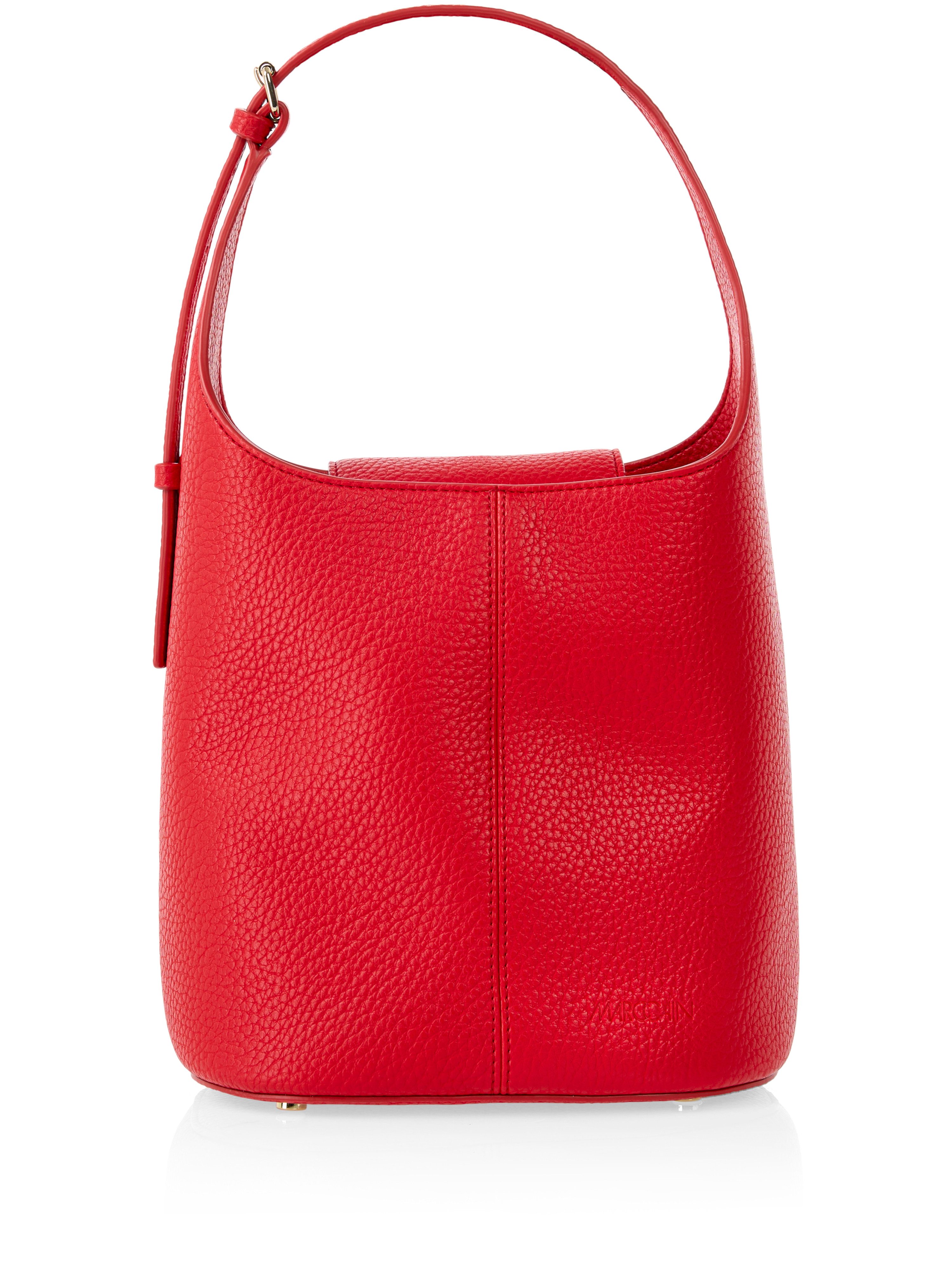 Marc Cain Henkeltasche Collections Prettied Up, Handtasche, Hobo Bag mit Magnetverschluss