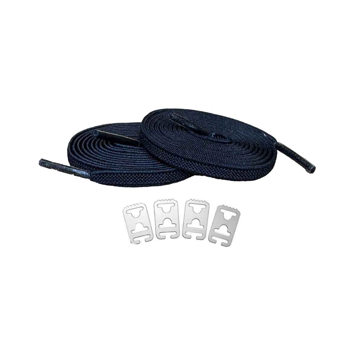 Schnürsenkel Elastische flache Schnürsenkel - Versteckte Anker