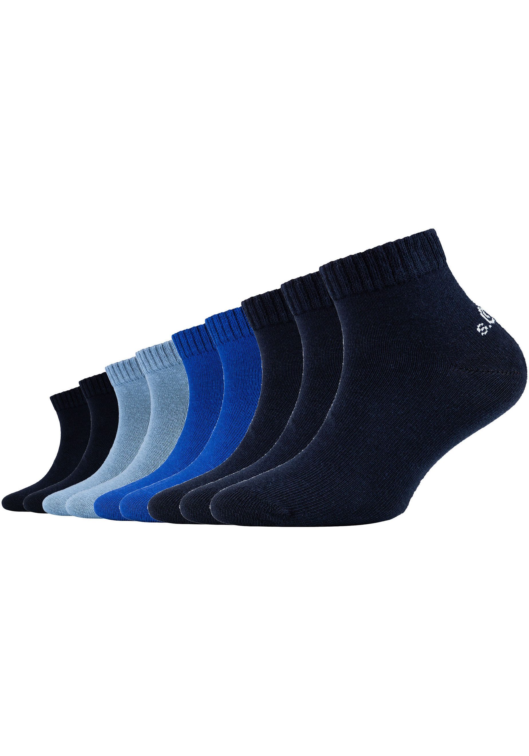 s.Oliver Kurzsocken essentials (9-Paar) mit vielseitigen Farben