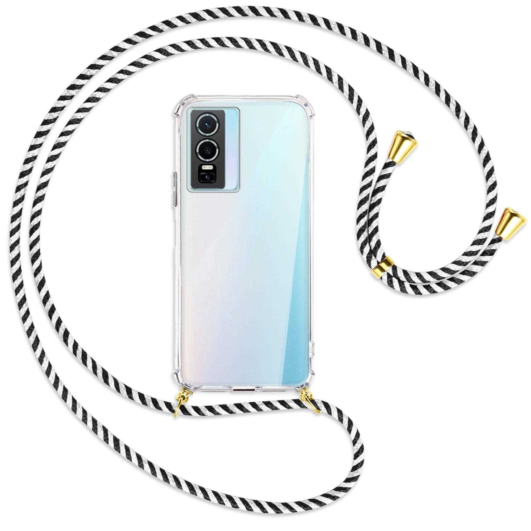 schwarz/weiß gestreift